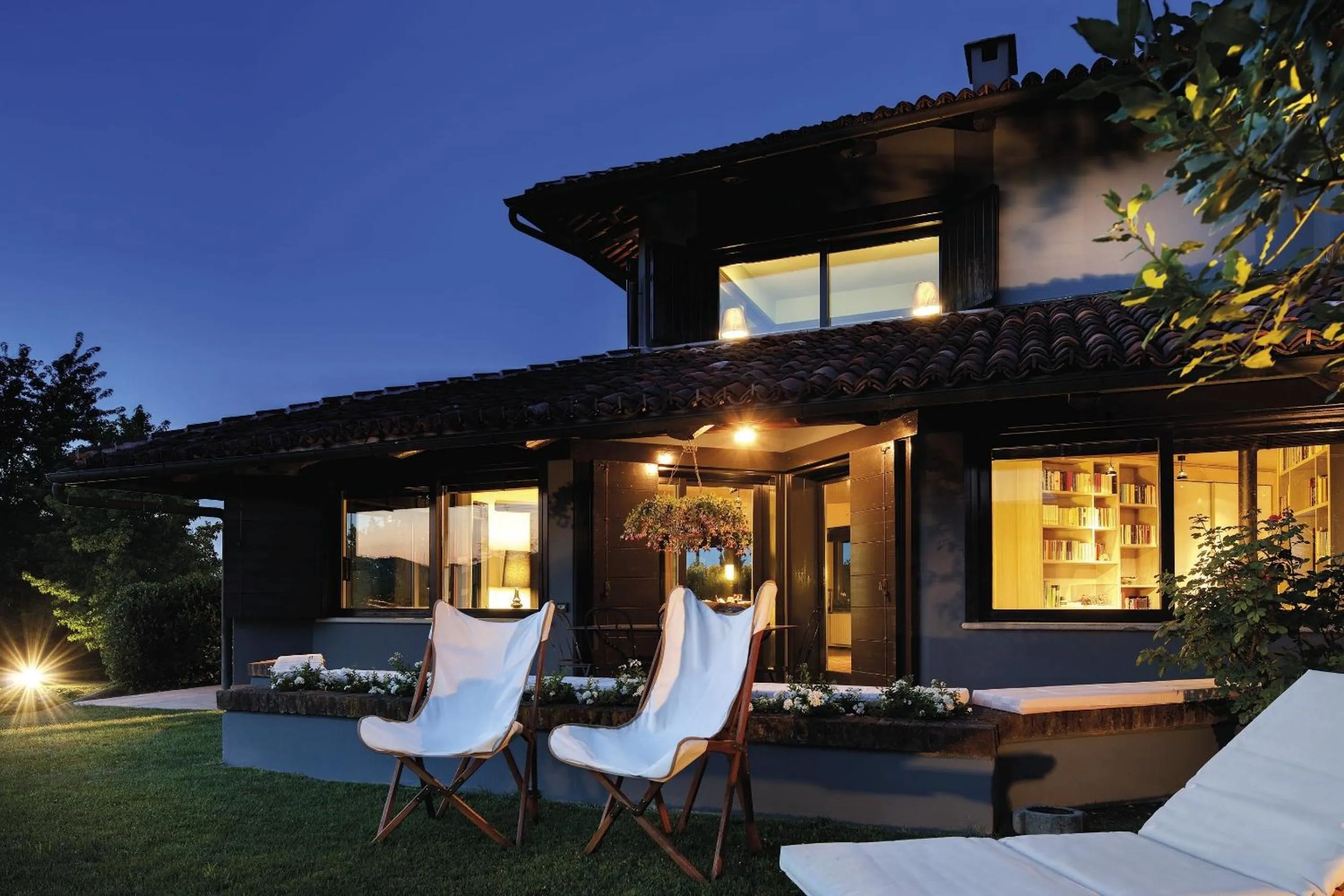 Garden view in B&B Puntodivista