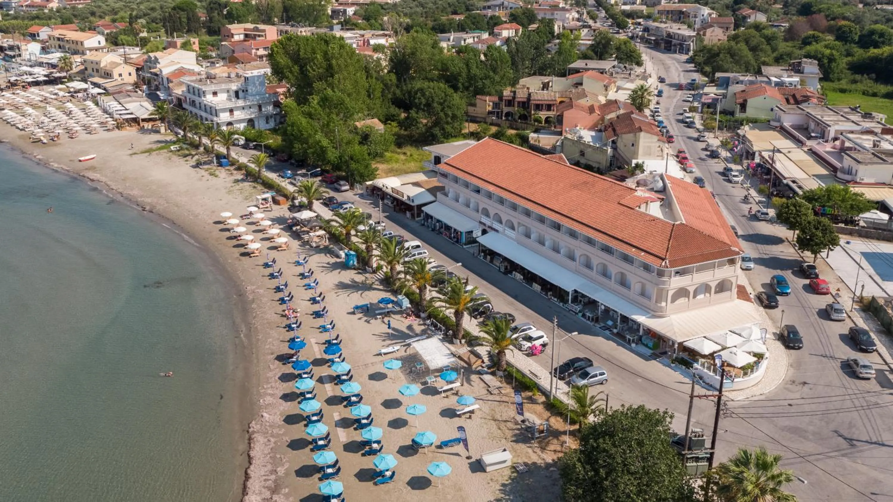 Property building in Aphrodite Beach Hotel Corfu