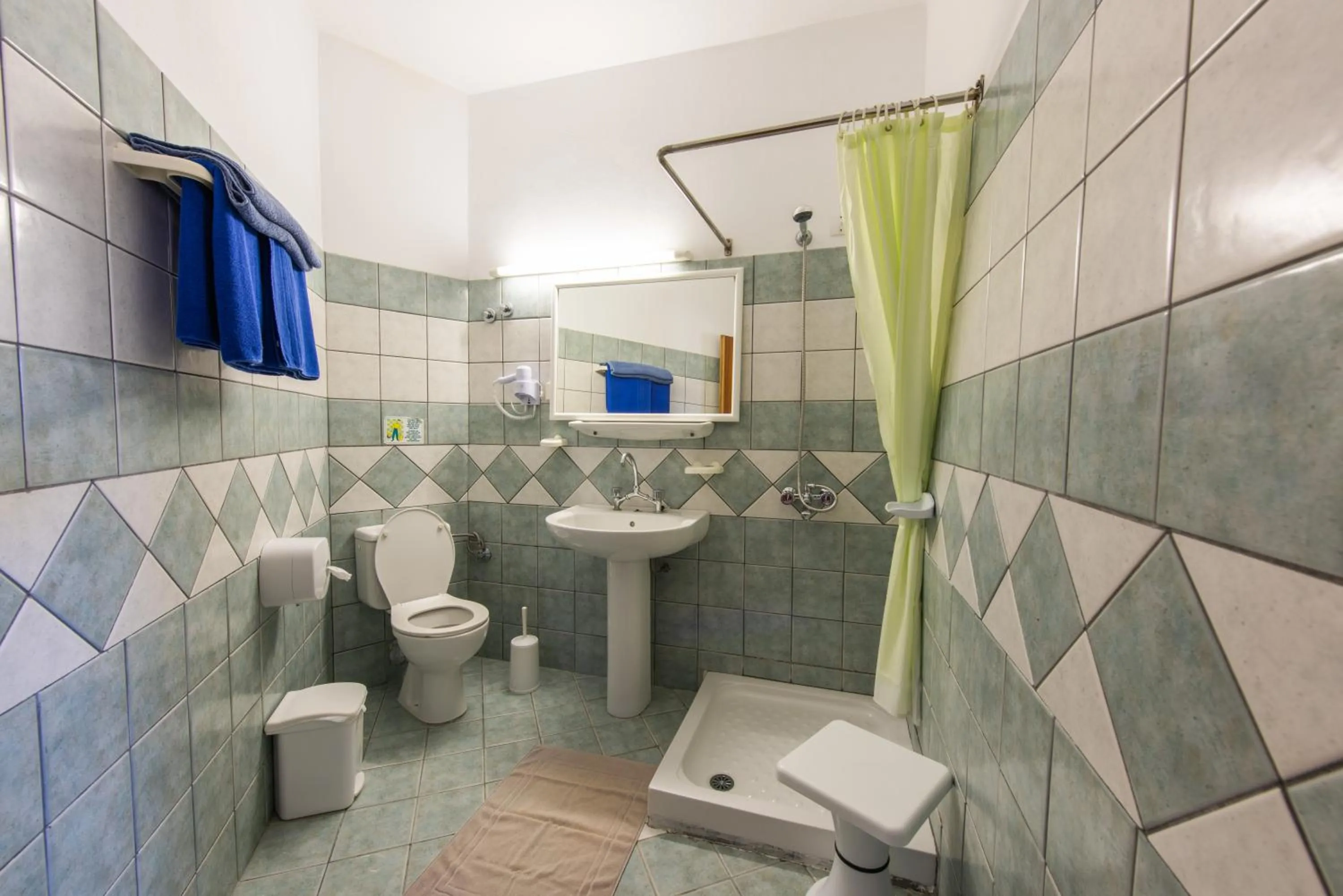 Shower in Aphrodite Beach Hotel Corfu