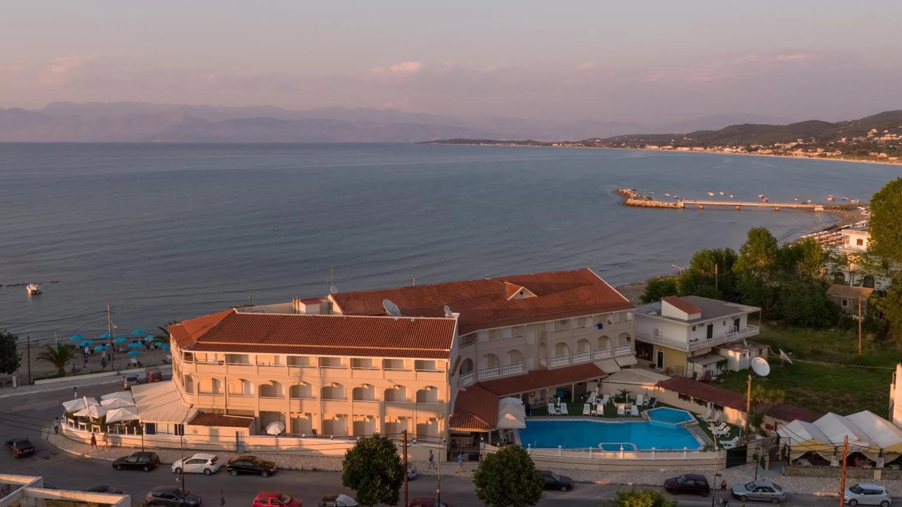 Property building in Aphrodite Beach Hotel Corfu