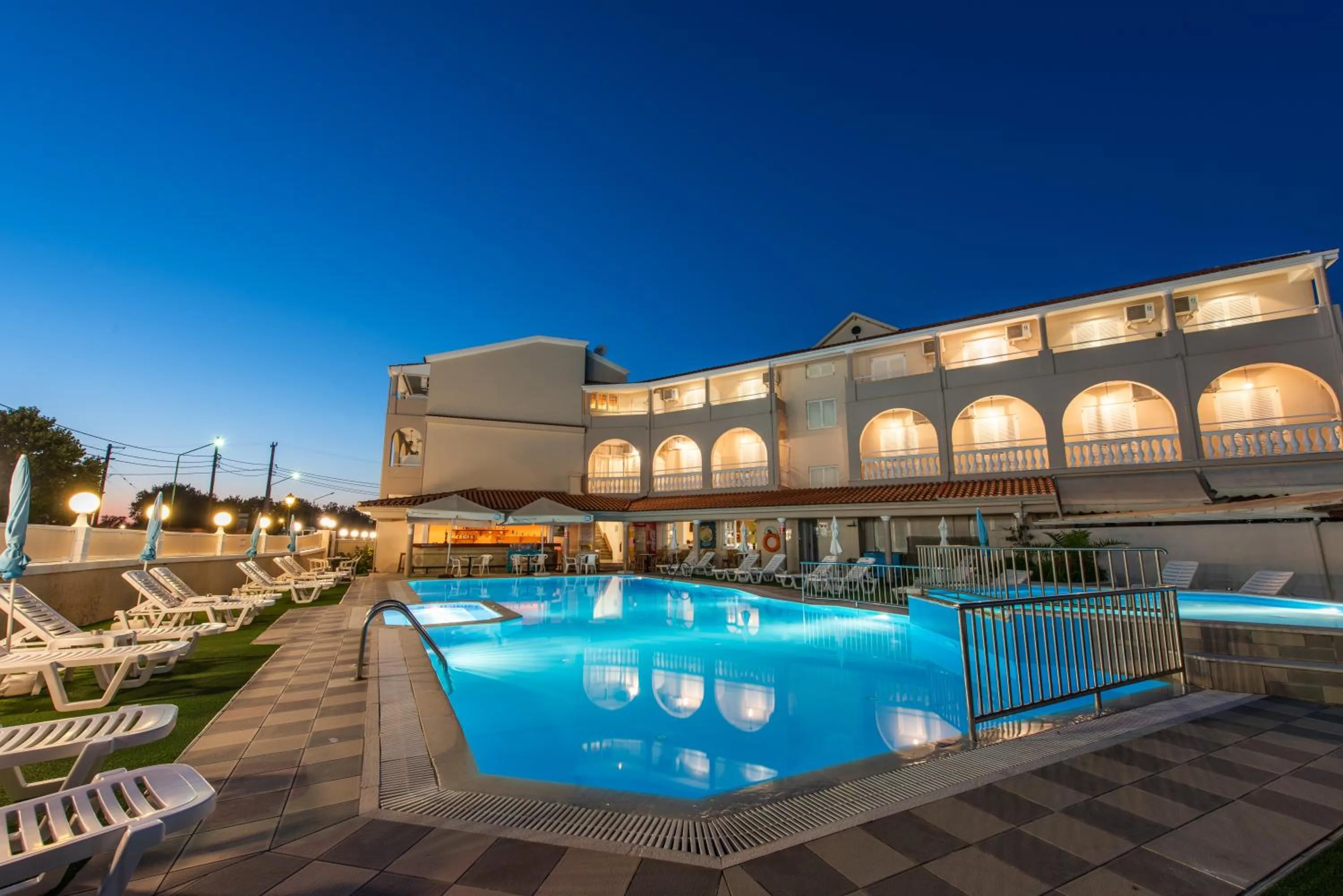 Property building in Aphrodite Beach Hotel Corfu