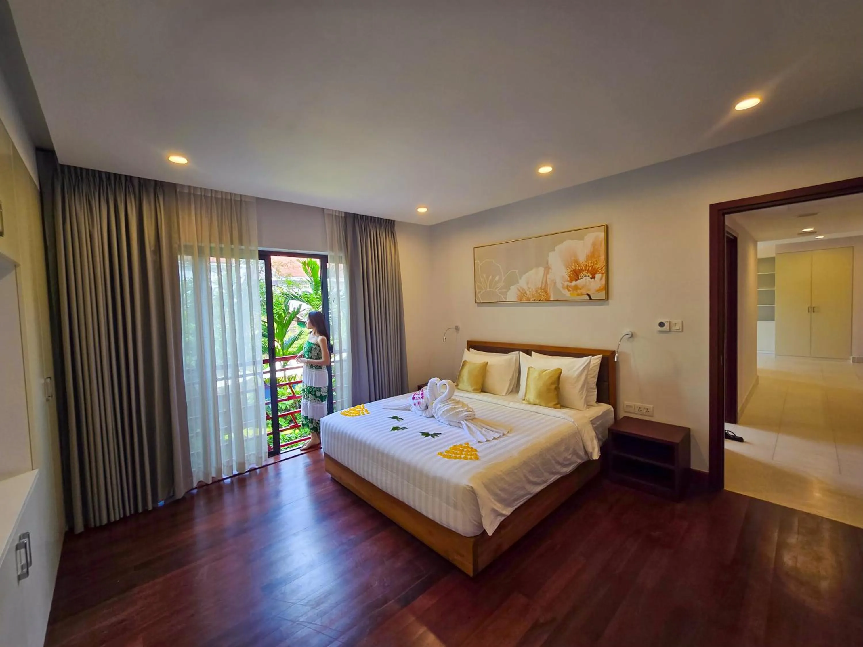 Bedroom, Bed in Angkor Mansion & Apartment