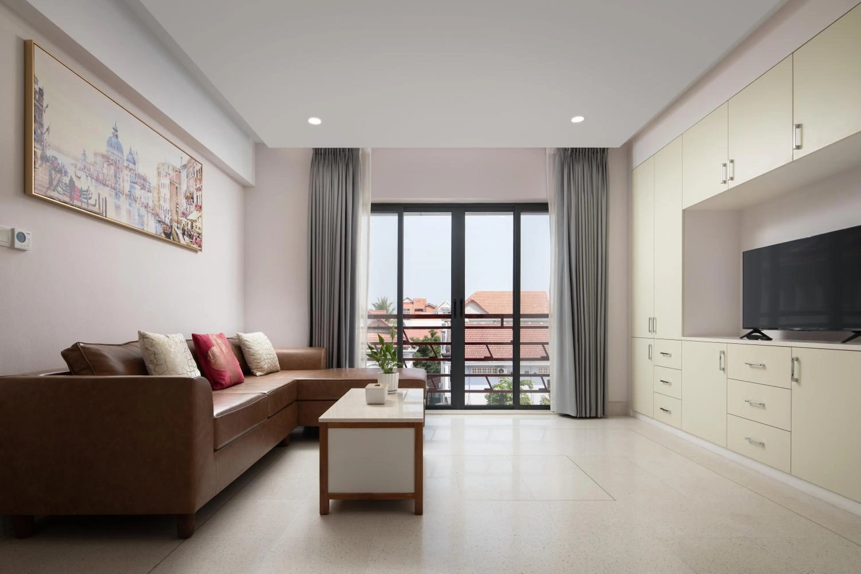 Living room in Angkor Mansion & Apartment