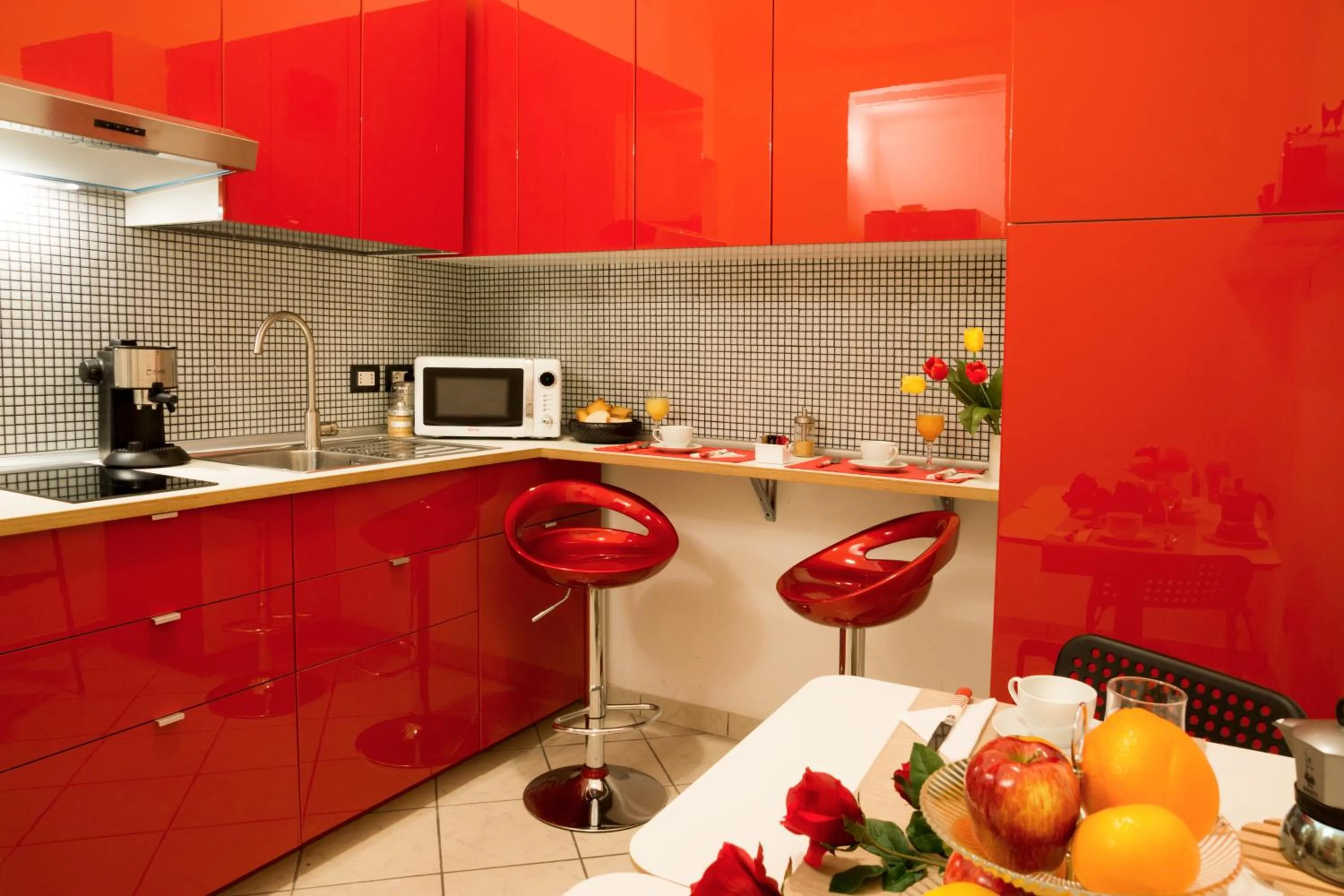 Kitchen or kitchenette in Termini in Bed