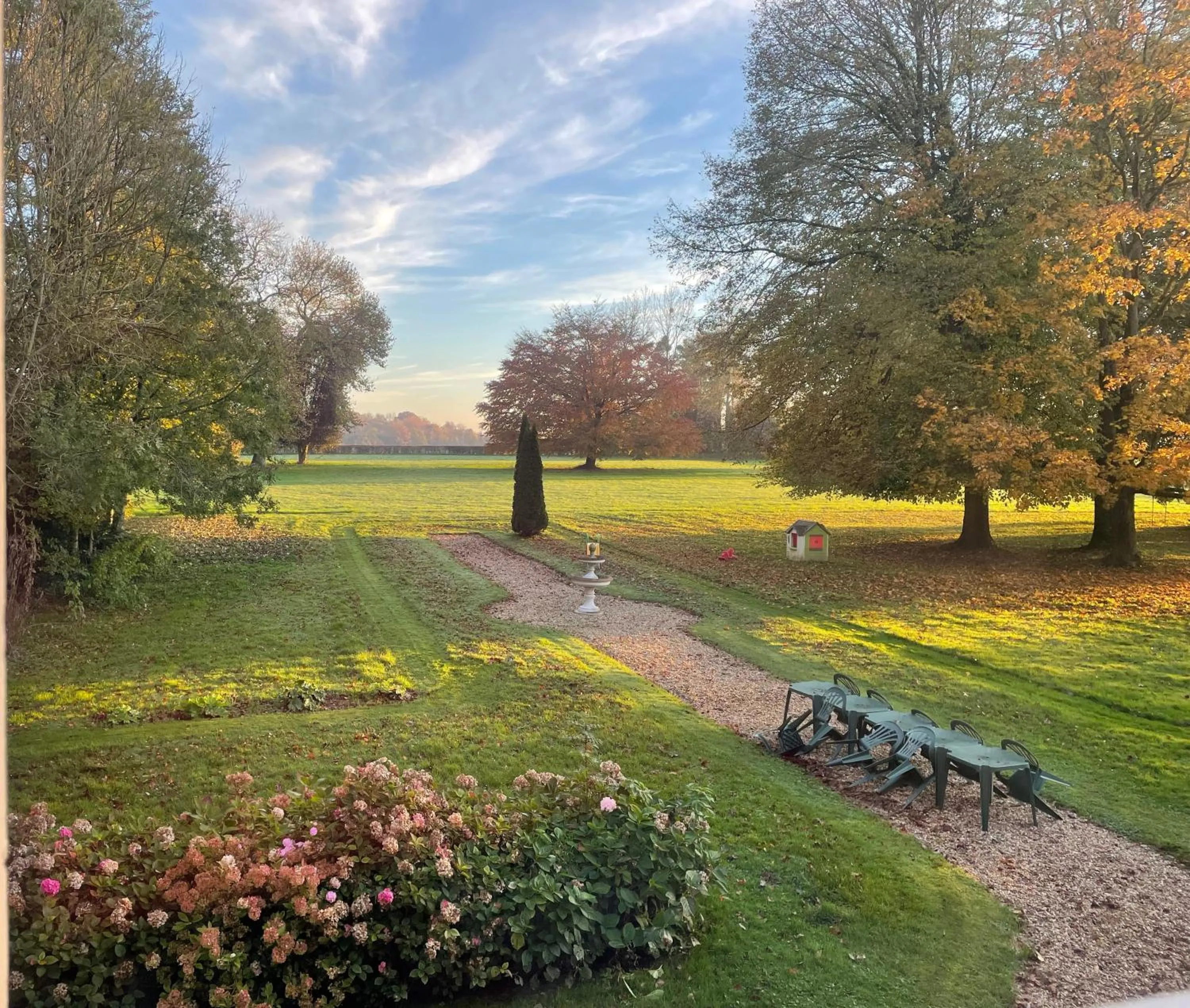 Garden in Chateau De Grosfy