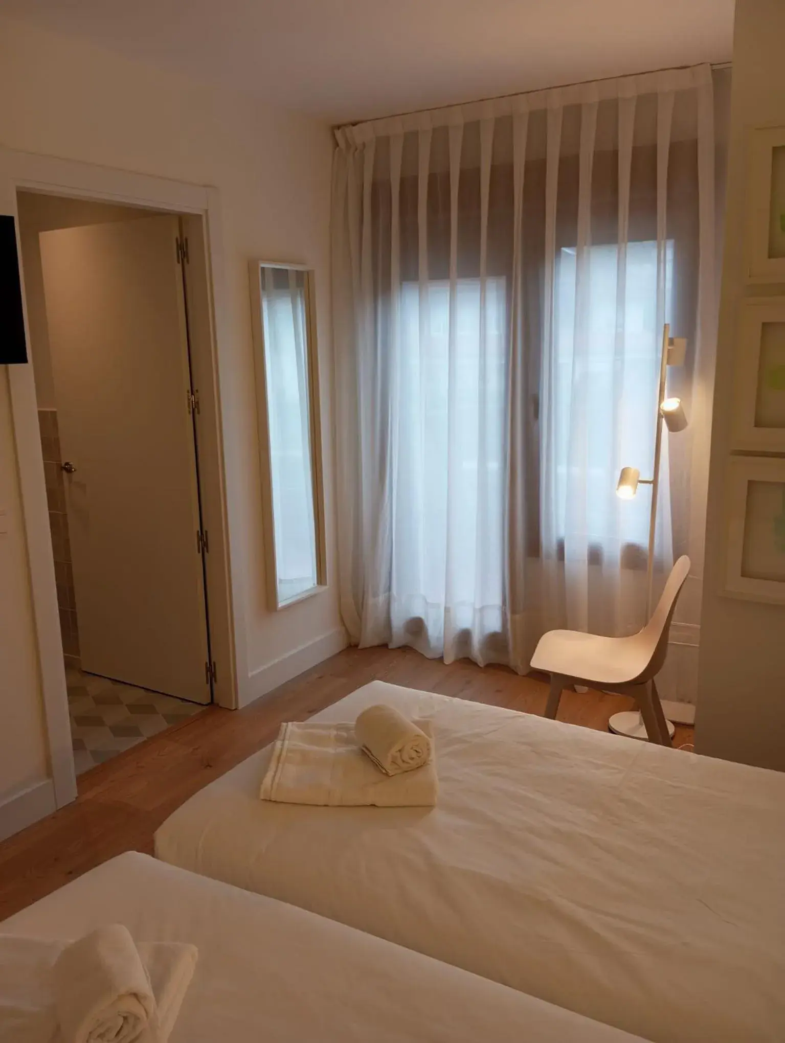 Bed in Hotel Virgen de Covadonga Bed in Hotel Virgen de Covadonga