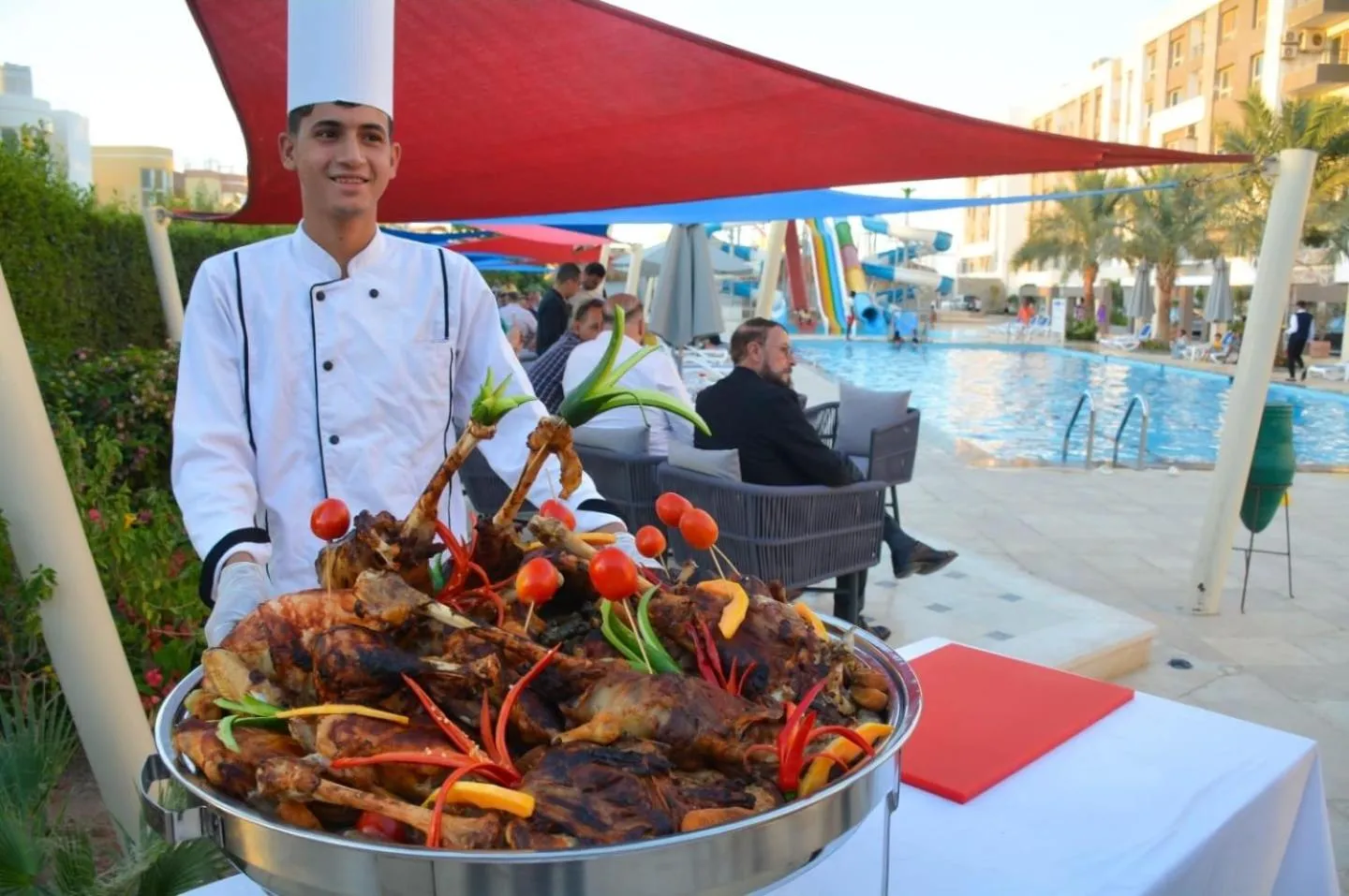 Restaurant/places to eat in Beachfront Boho Style apartment in Fanadir Bay