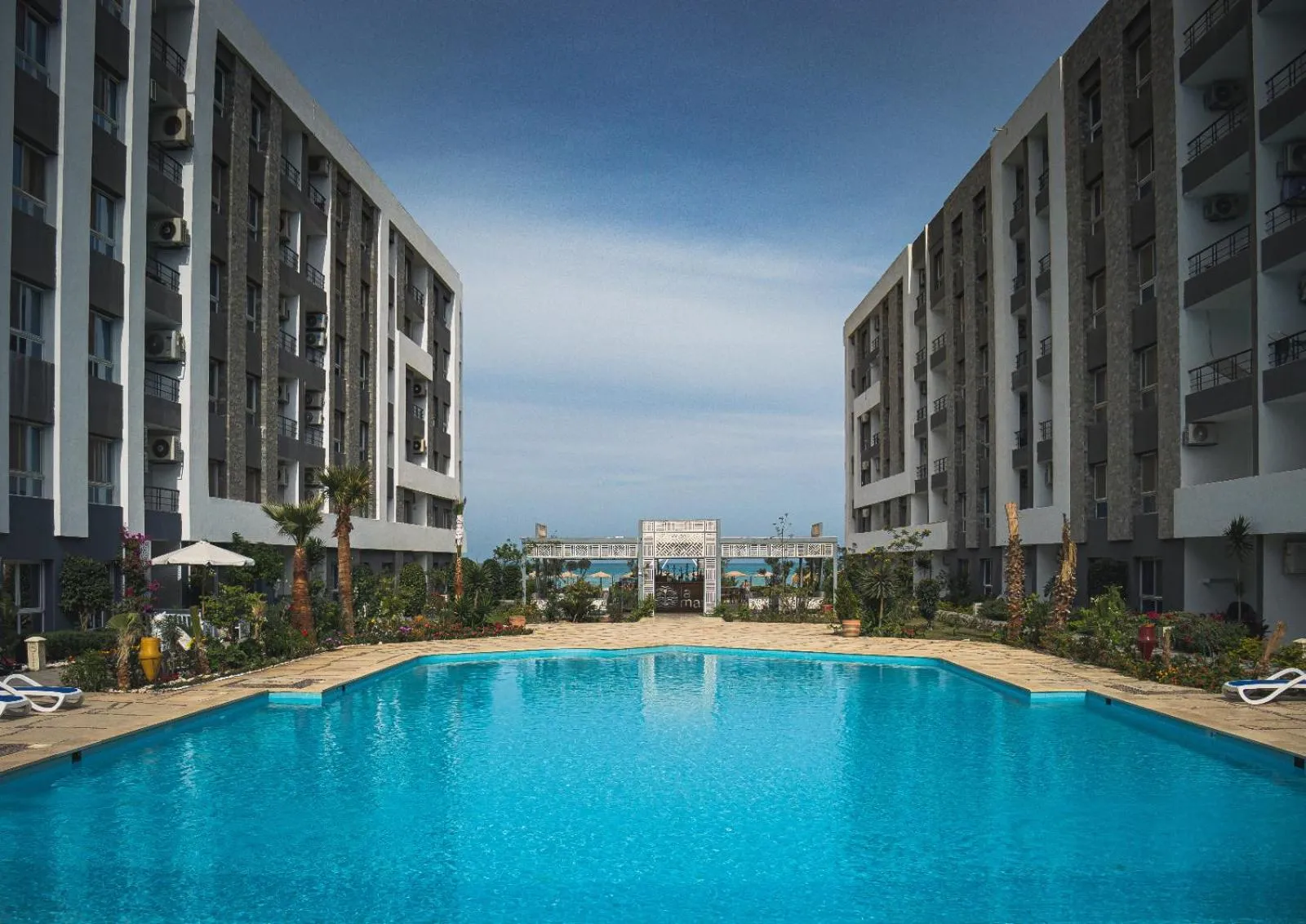 Property building in Beachfront Boho Style apartment in Fanadir Bay