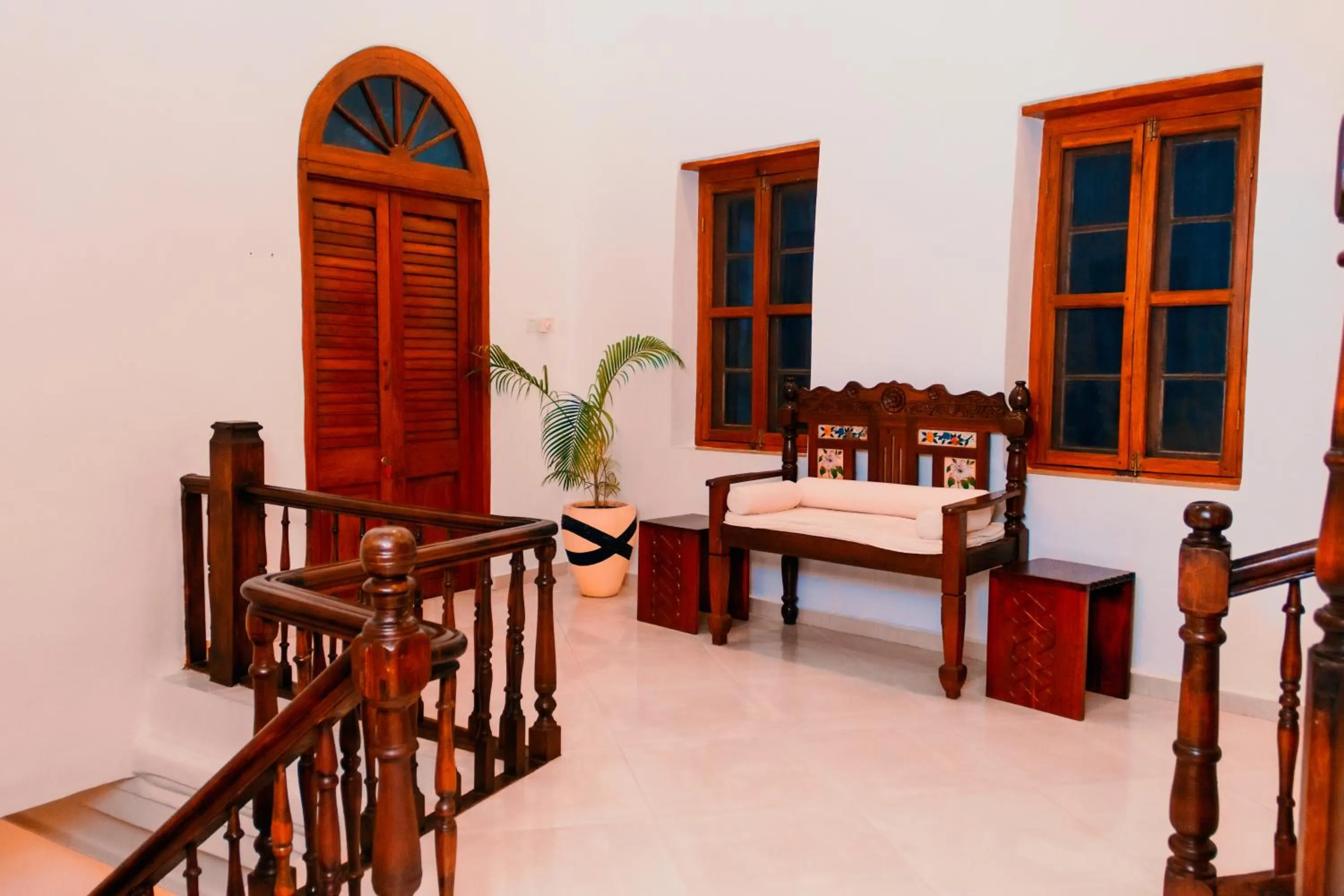 Seating area in Habari House