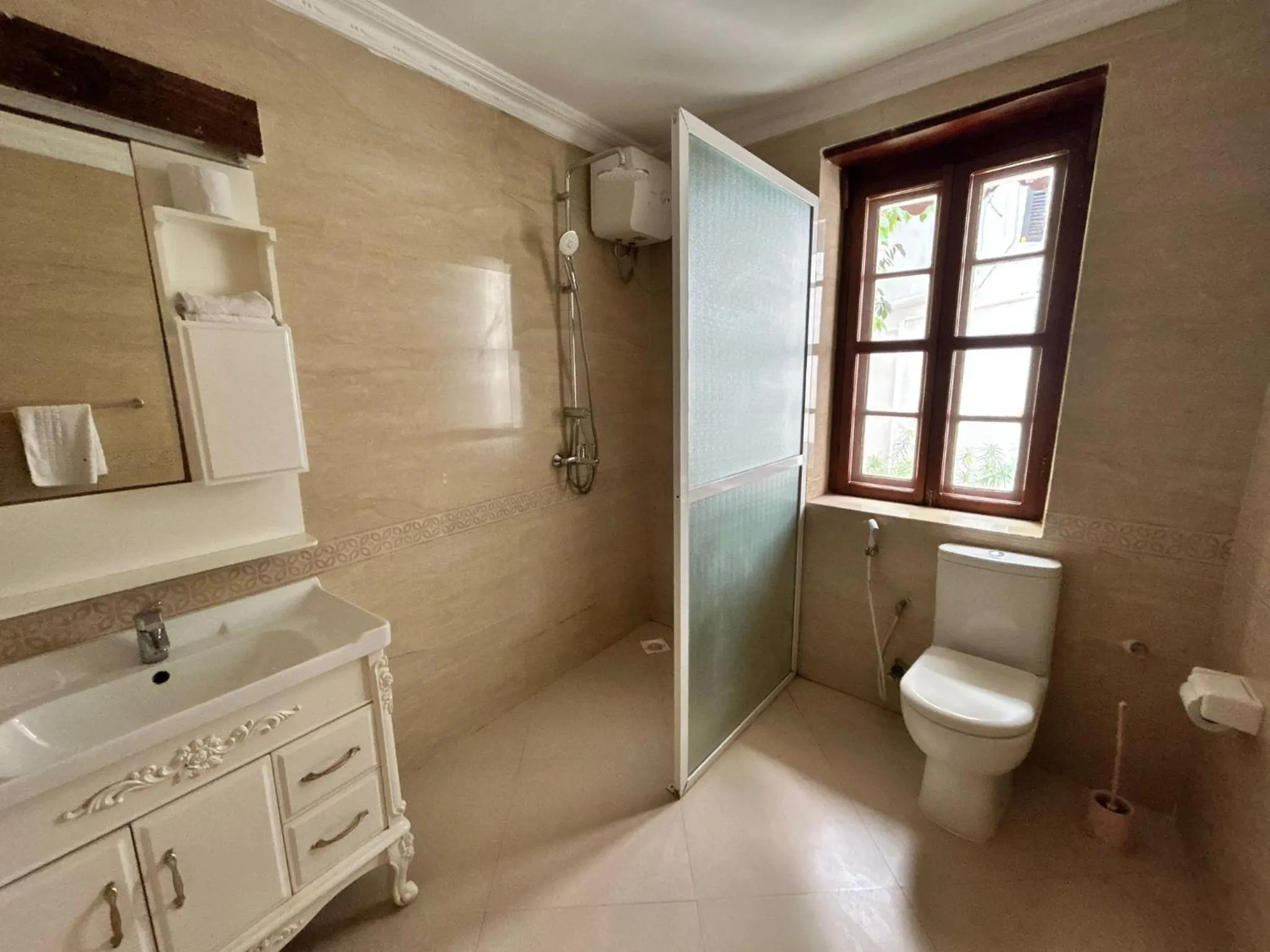 Bathroom in Habari House