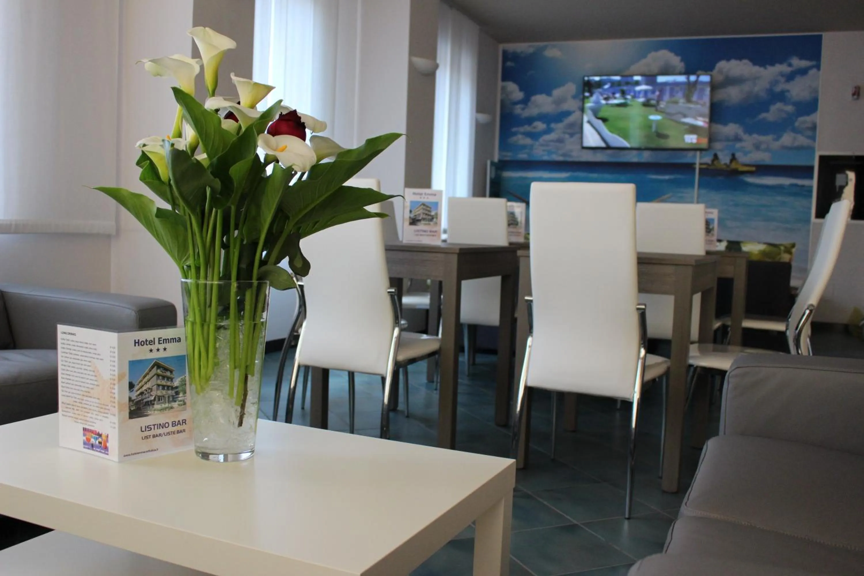 Communal lounge/ TV room in Hotel Emma