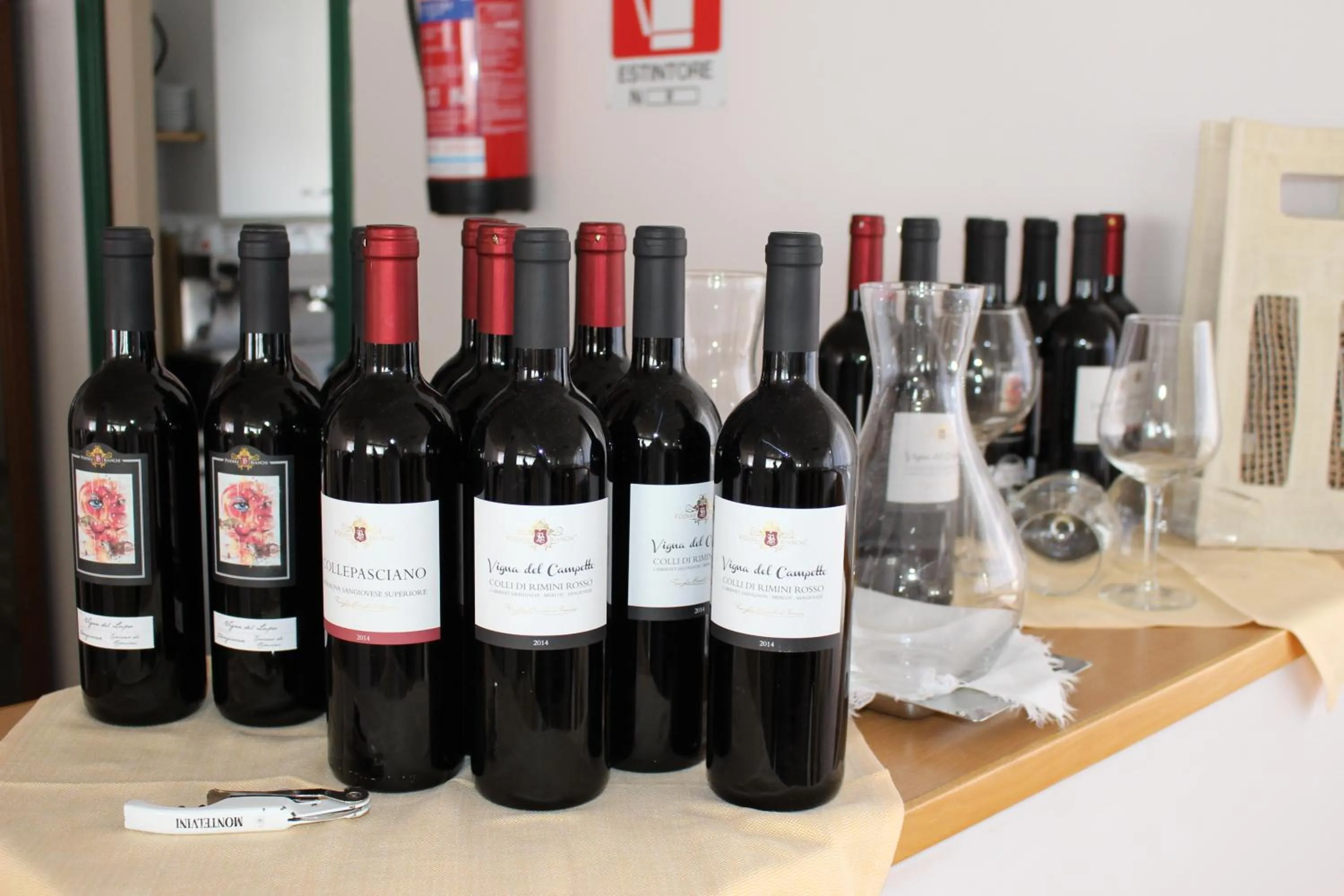 Alcoholic drinks in Hotel Emma