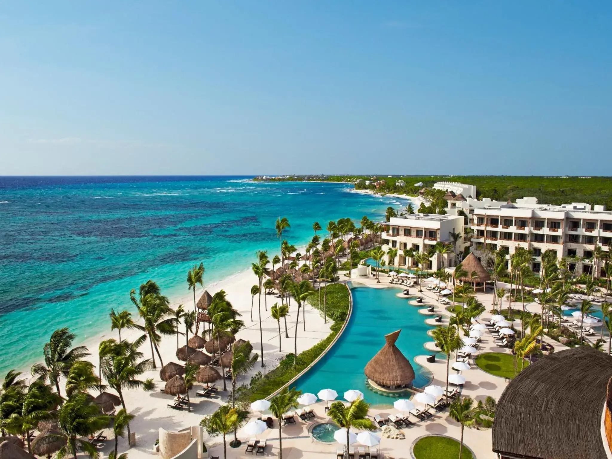 Bird's eye view in Secrets Akumal Riviera Maya - Adults Only Bird's eye view in Secrets Akumal Riviera Maya - Adults Only