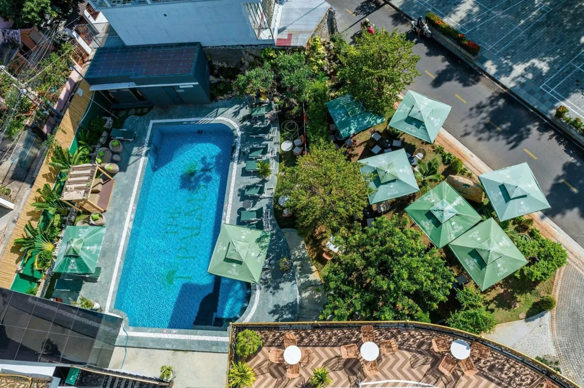 Swimming pool in The Palms Hotel Phan Thiết