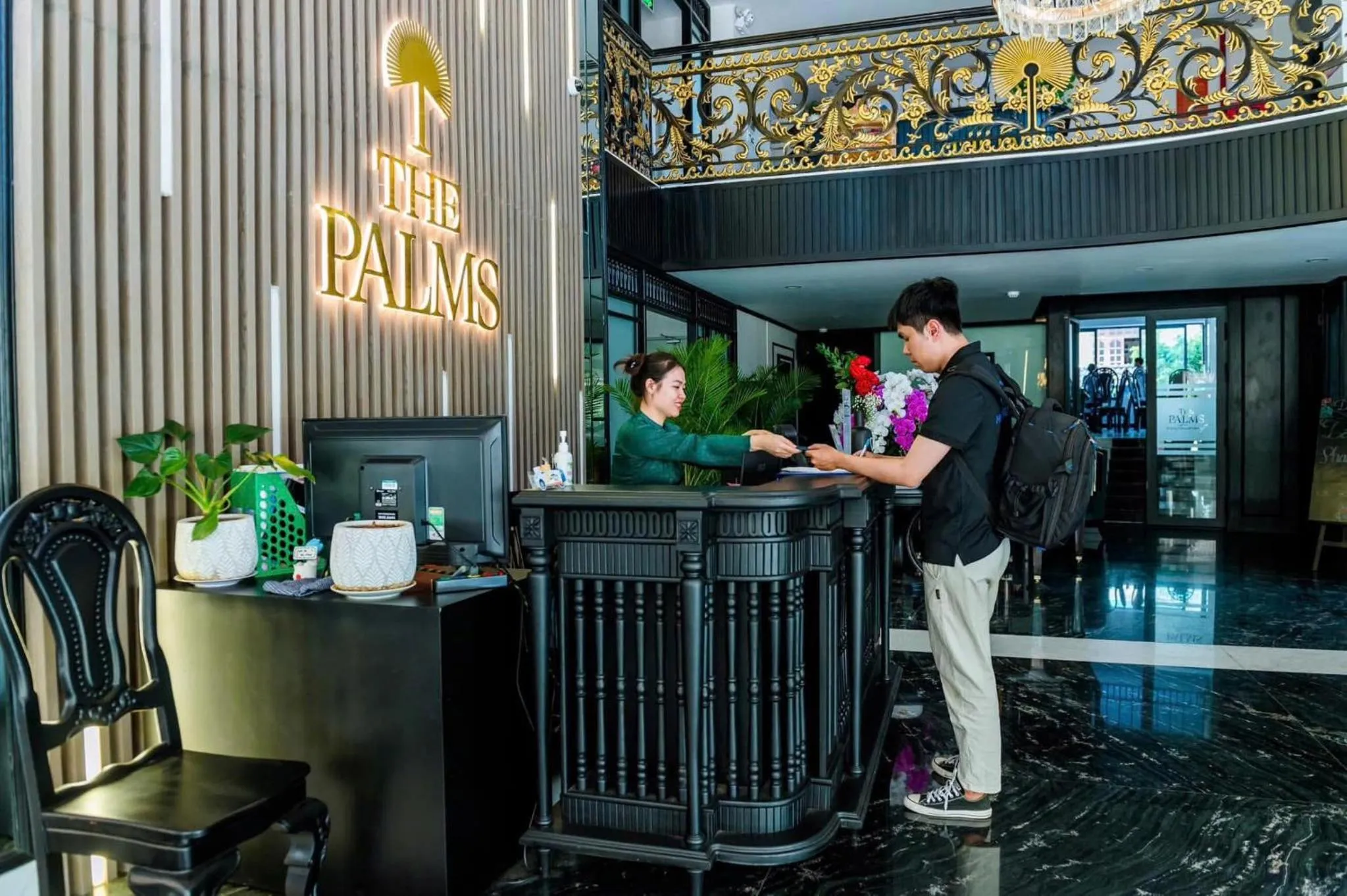 Lobby or reception in The Palms Hotel Phan Thiết