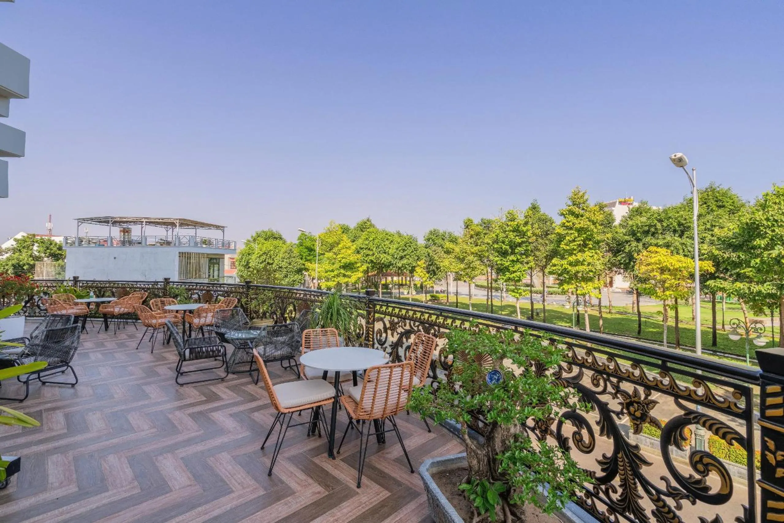 Balcony/Terrace in The Palms Hotel Phan Thiết