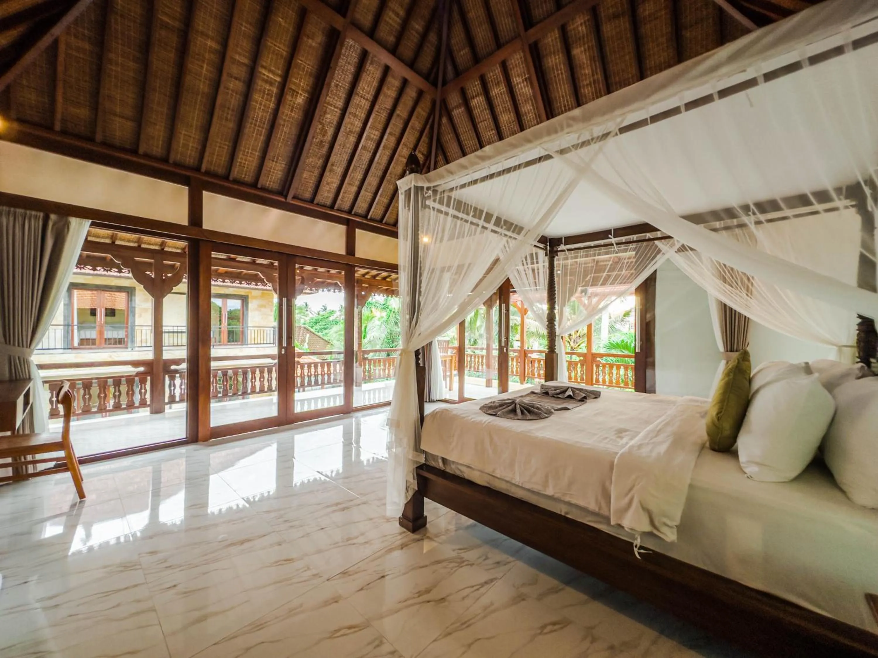 Bedroom, Bed in Kubu Manah Ubud