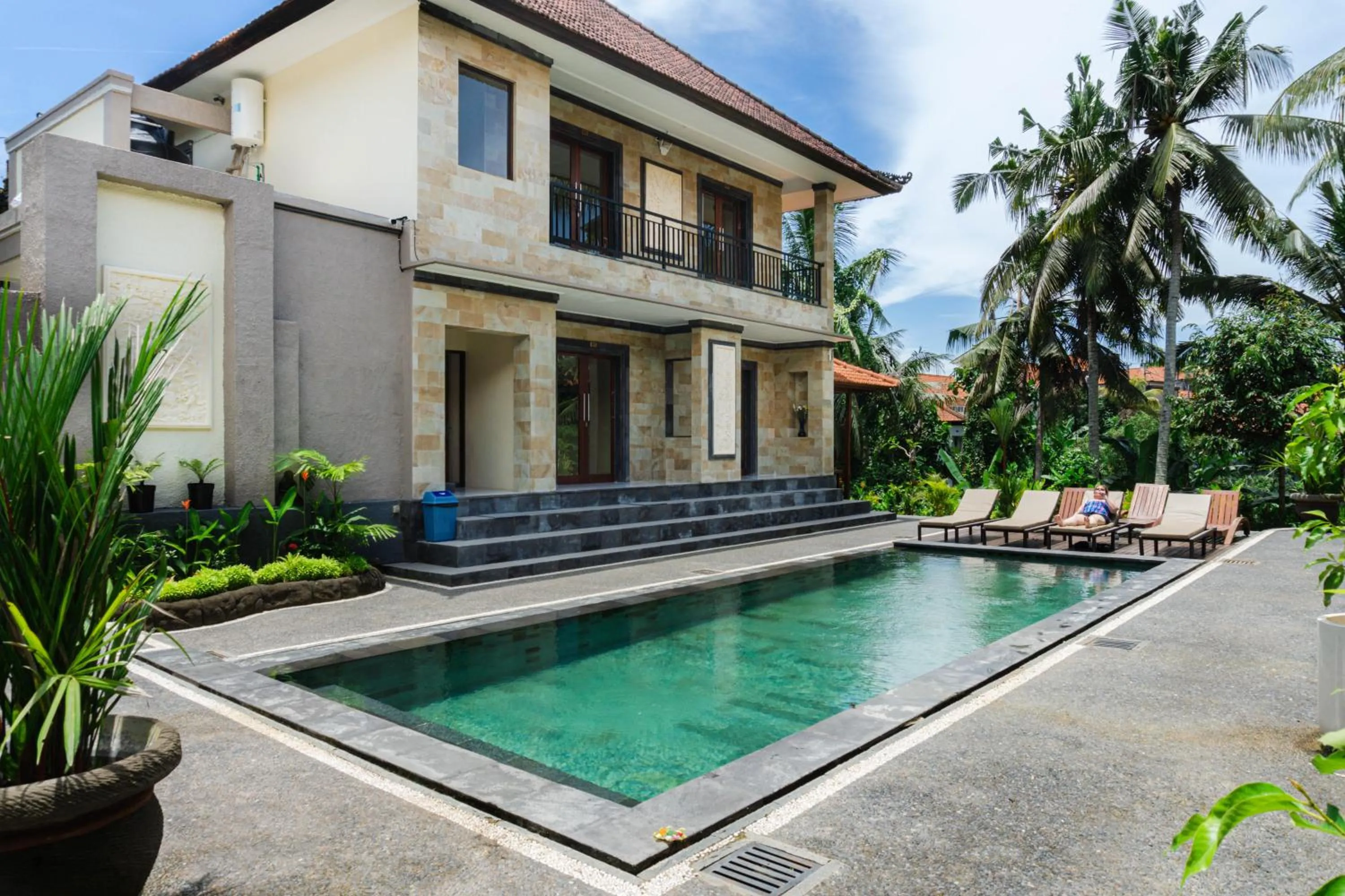 Swimming pool in Kubu Manah Ubud