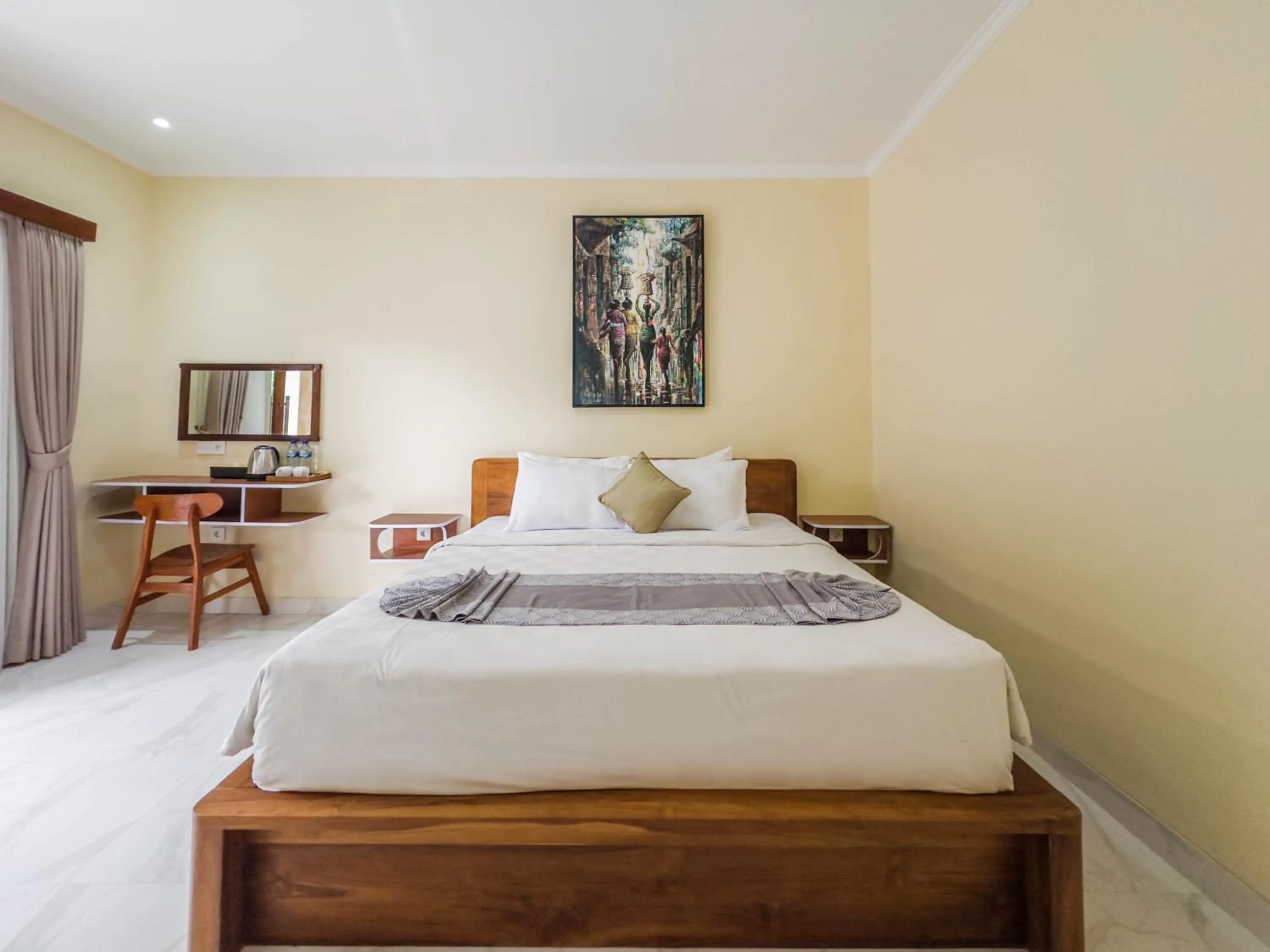 Bedroom, Bed in Kubu Manah Ubud