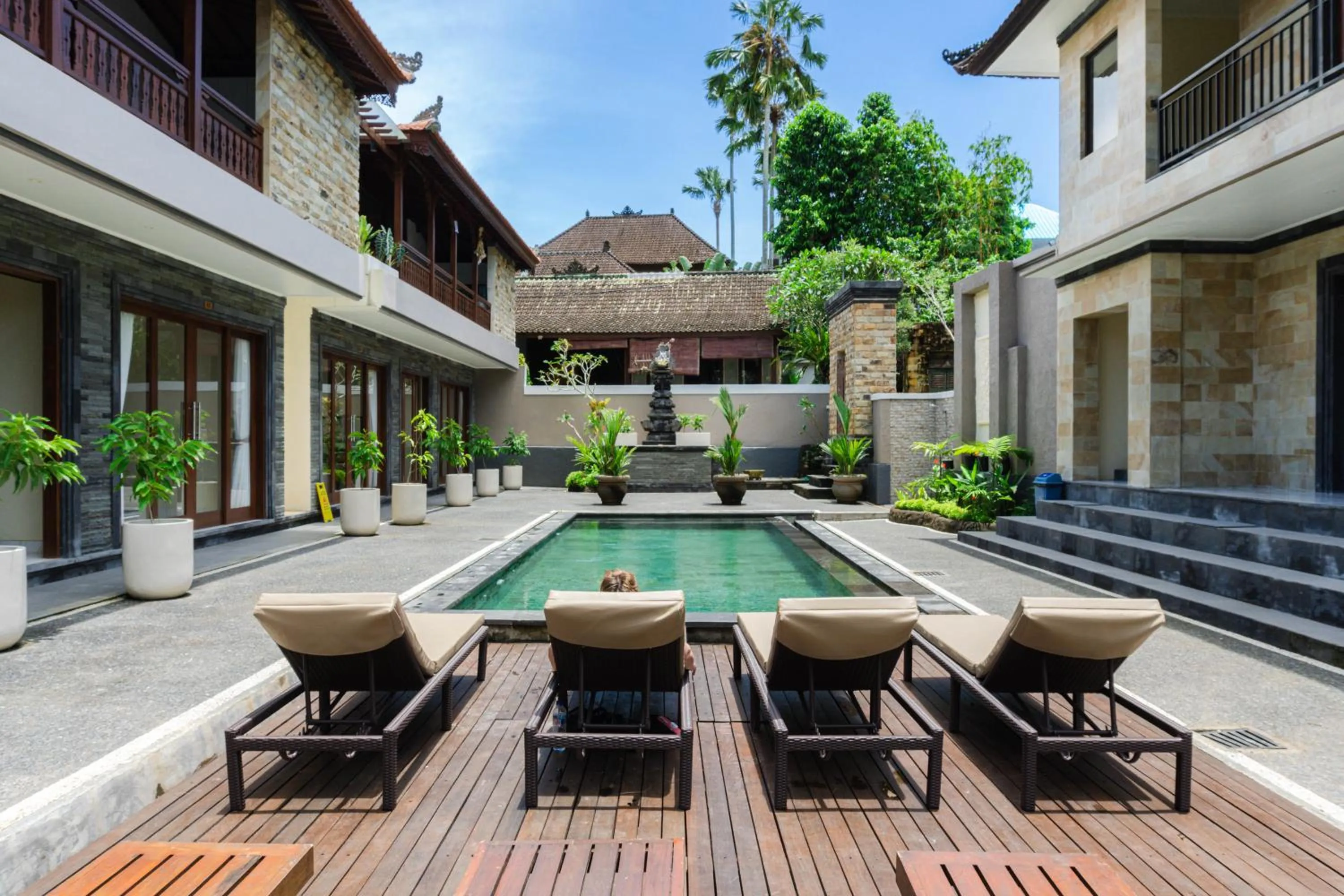 Swimming pool in Kubu Manah Ubud