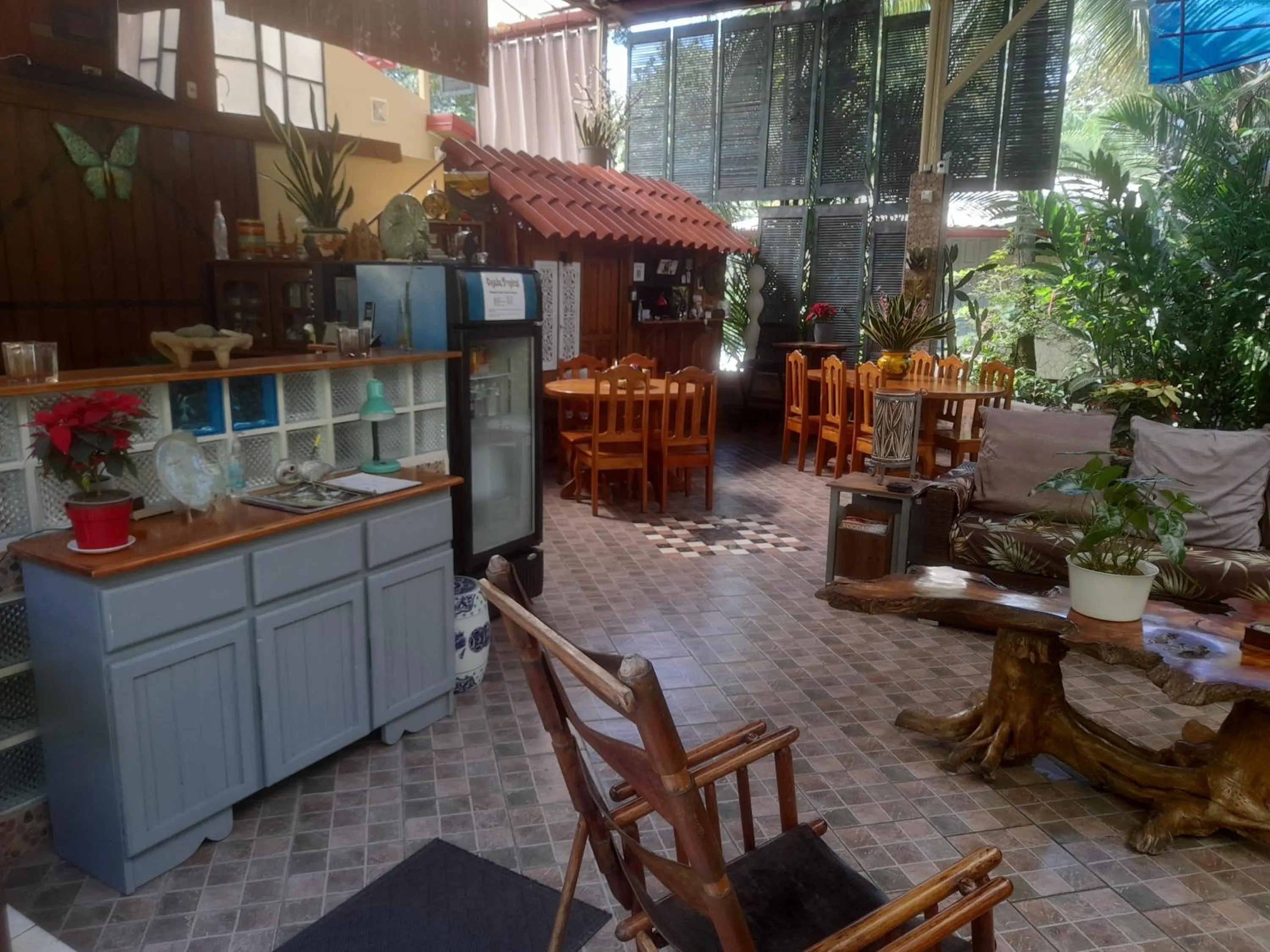 Communal lounge/ TV room in Coyaba Tropical Elegant Adult Guesthouse