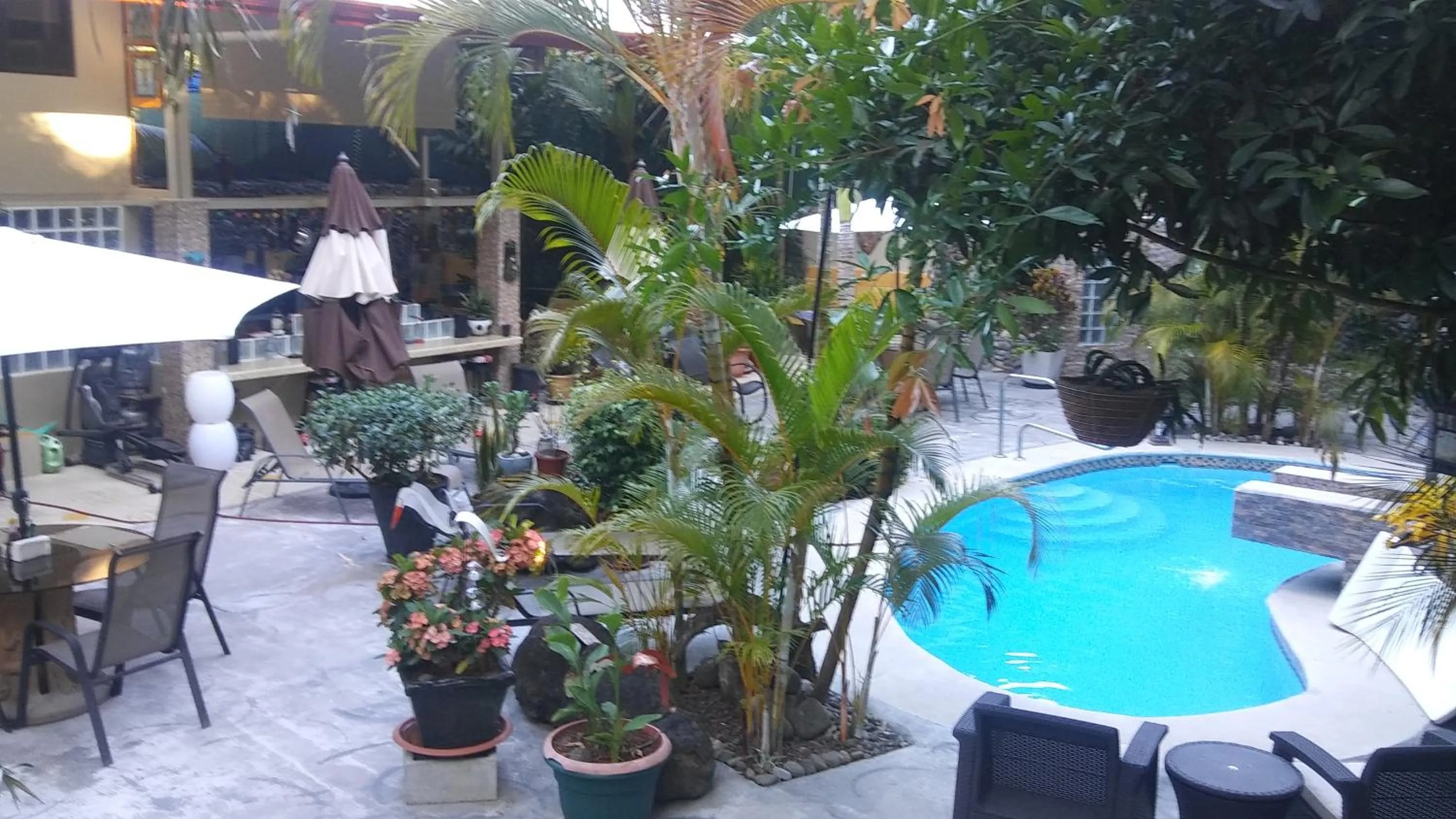 Patio in Coyaba Tropical Elegant Adult Guesthouse