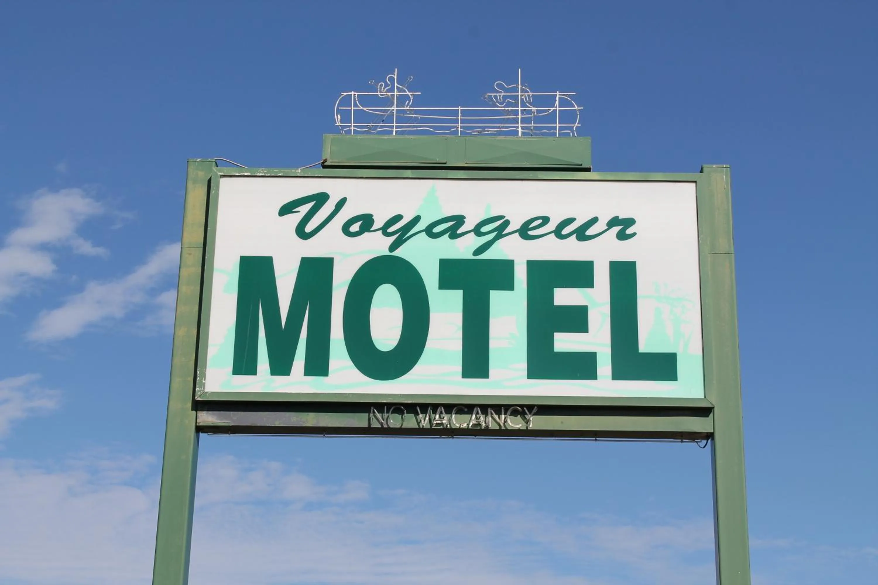 Property logo or sign in Voyageur Motel