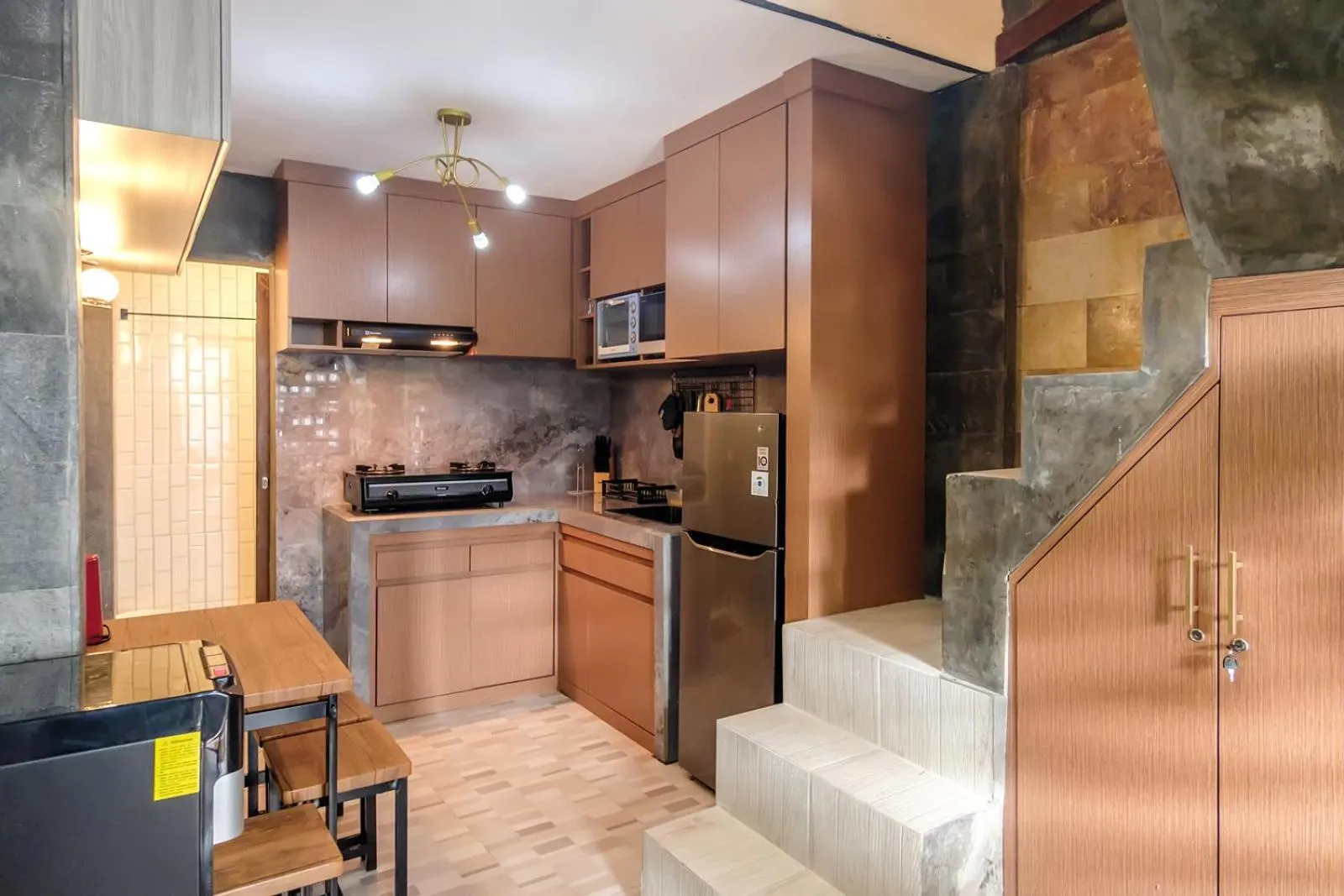 Kitchen or kitchenette in Jasmine Villa by TwoSpaces, Jimbaran