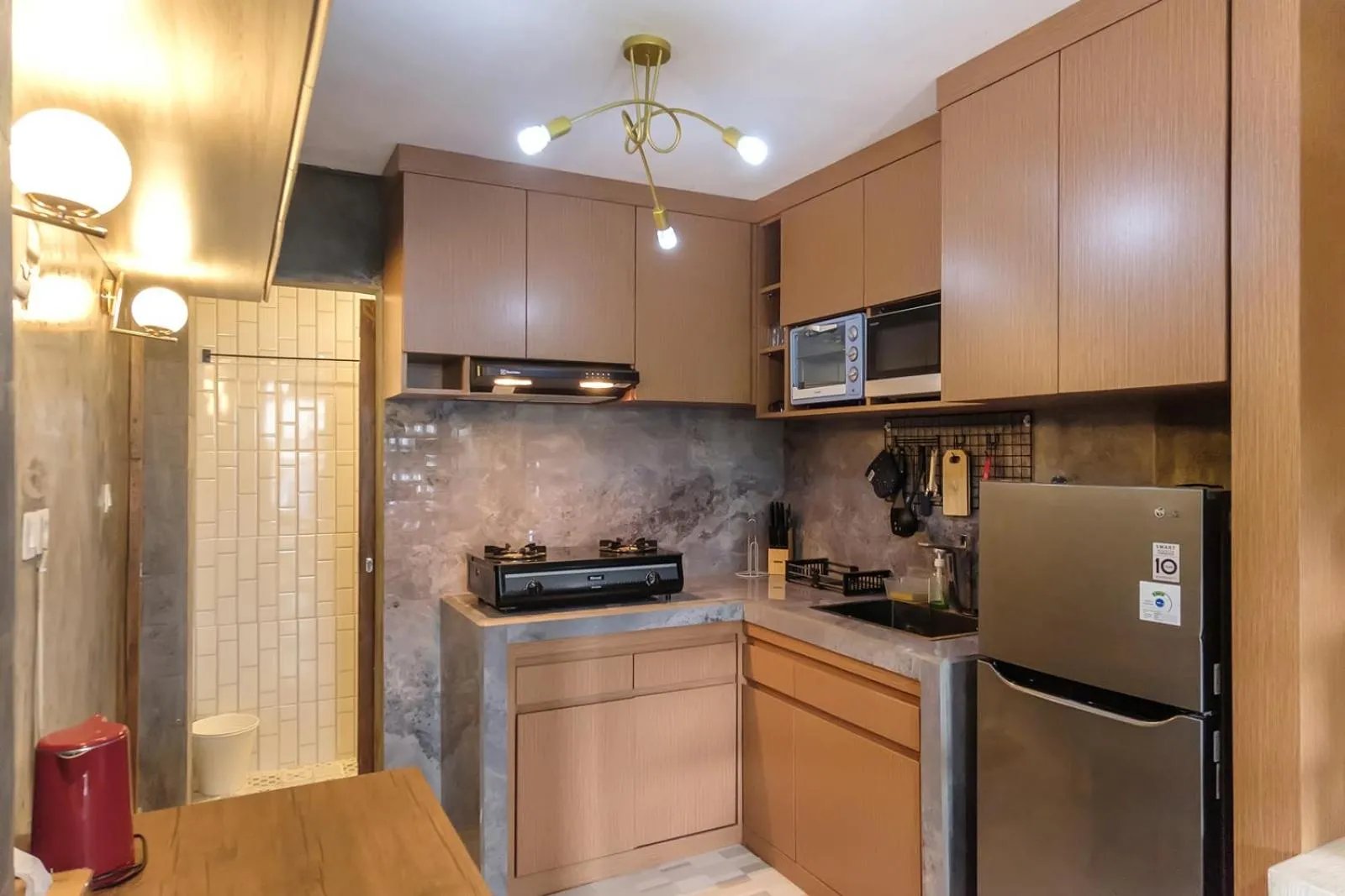 Kitchen or kitchenette in Jasmine Villa by TwoSpaces, Jimbaran