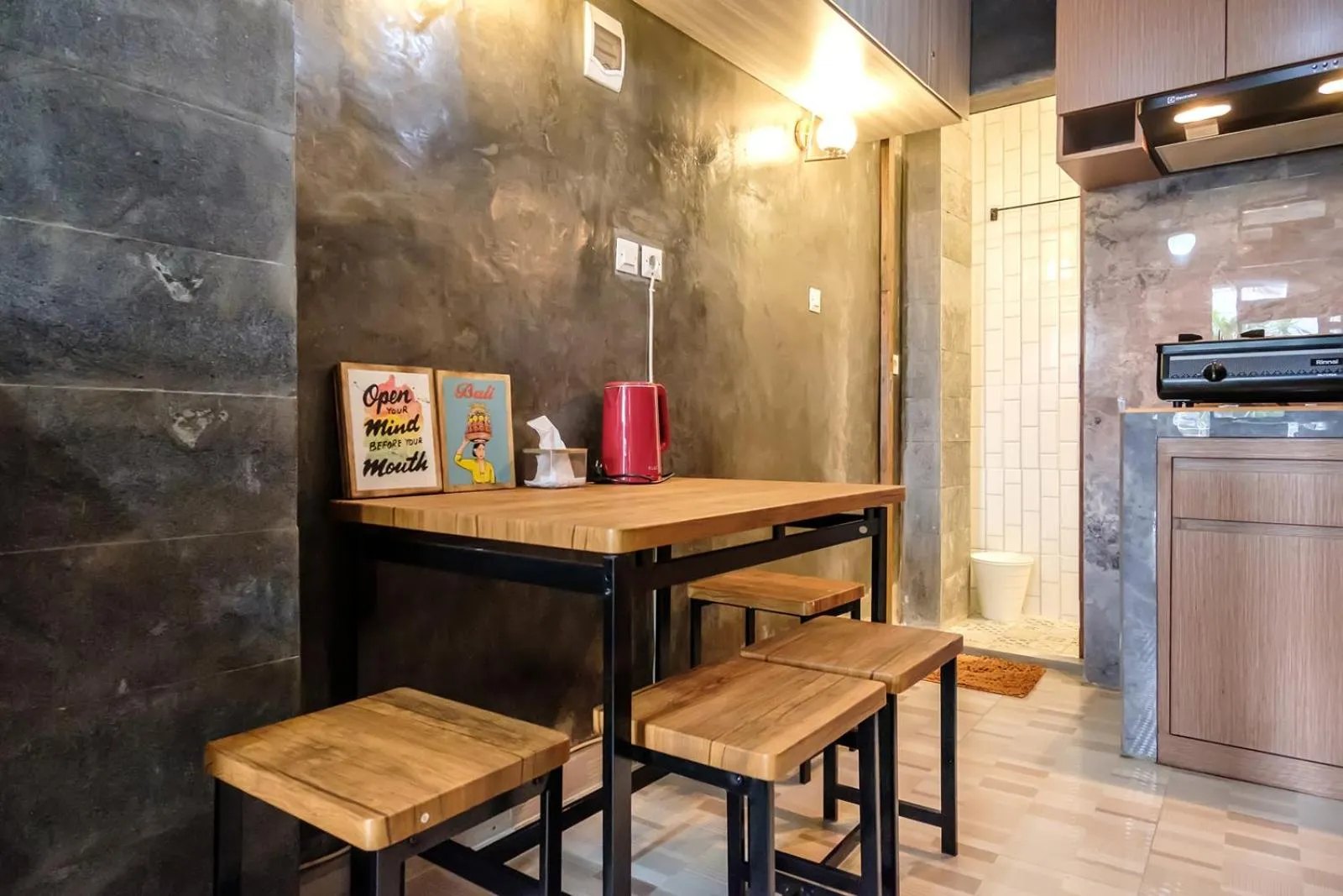 Kitchen or kitchenette in Jasmine Villa by TwoSpaces, Jimbaran