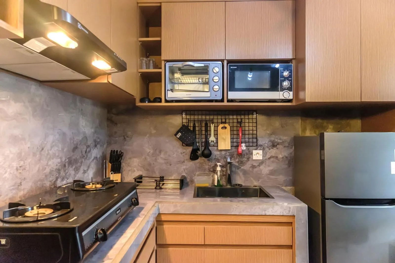 Kitchen or kitchenette in Jasmine Villa by TwoSpaces, Jimbaran