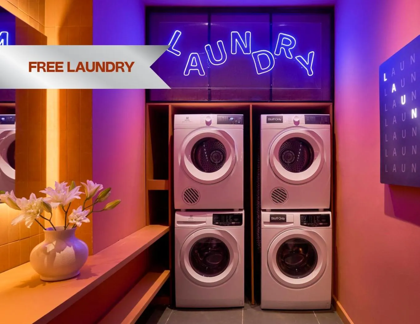 washing machine in M Village Hotel Thợ Nhuộm