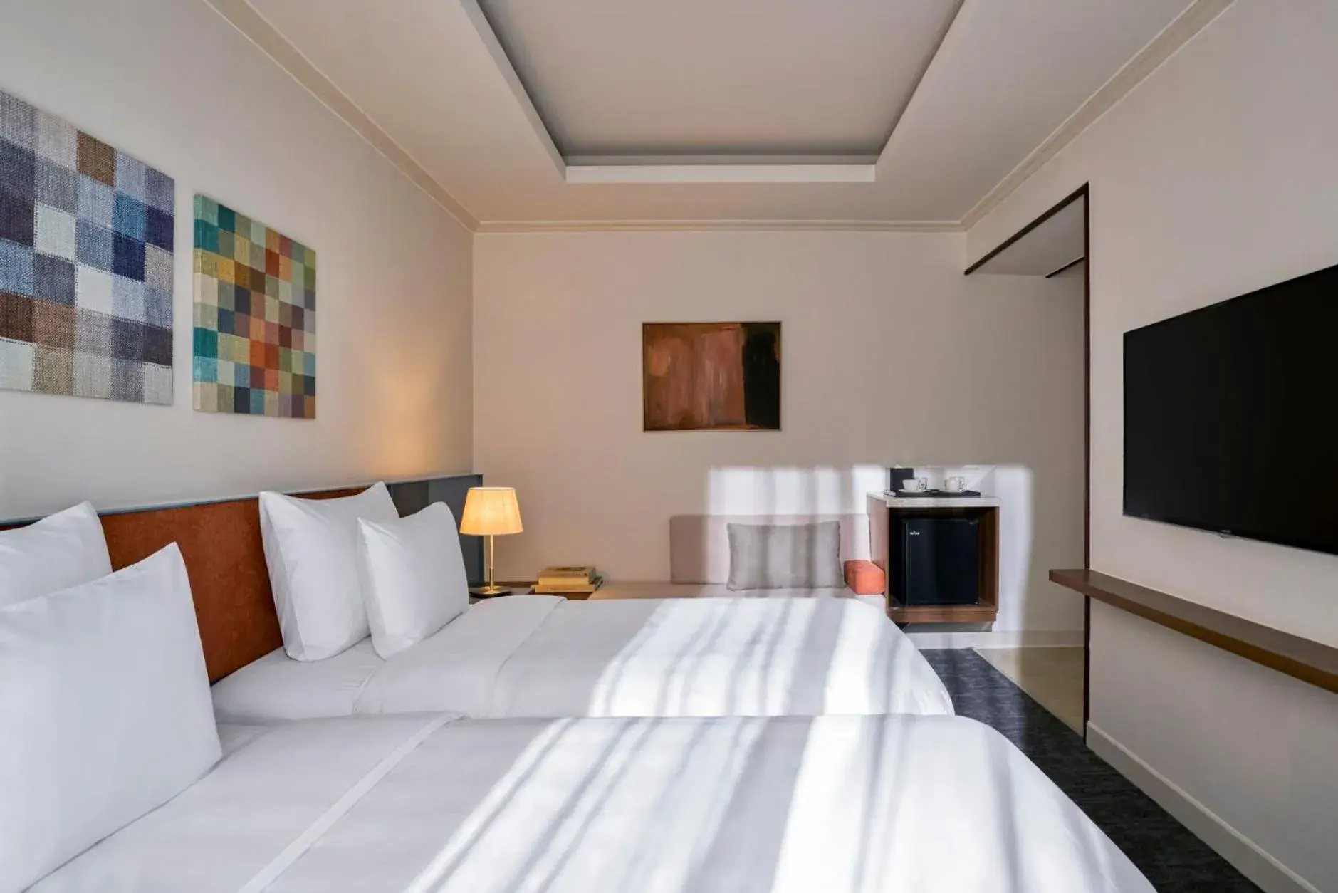 Twin Room with Balcony in M Village Hotel Thợ Nhuộm Twin Room with Balcony in M Village Hotel Thợ Nhuộm