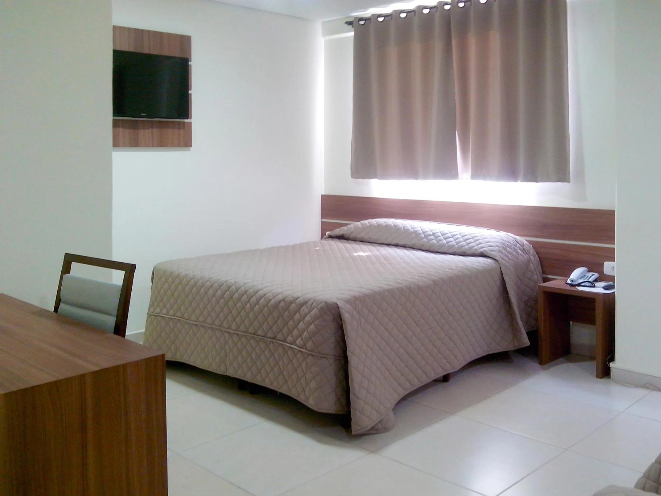 TV and multimedia, Bed in Tri Hotel Smart Chapecó