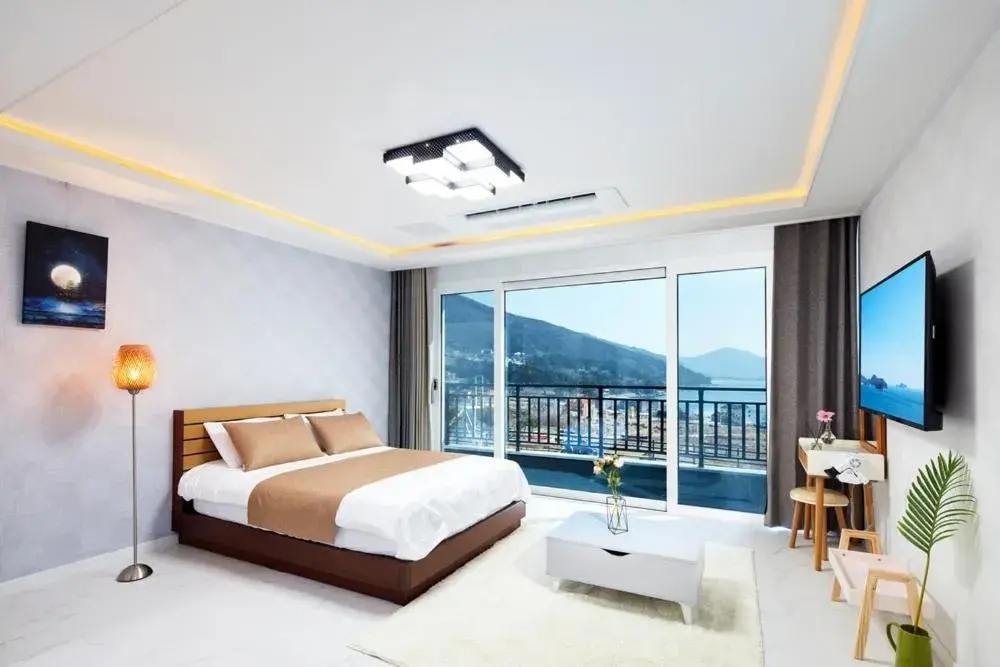 Bed in Geoje Harakeke Pension Bed in Geoje Harakeke Pension