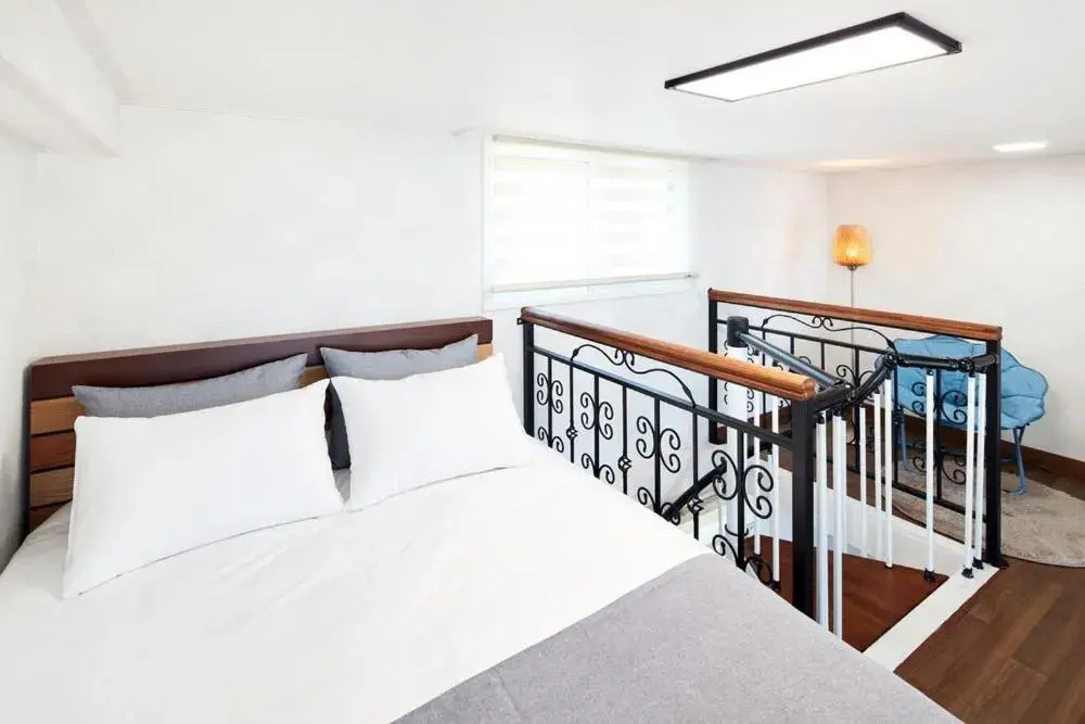 Bed in Geoje Harakeke Pension Bed in Geoje Harakeke Pension