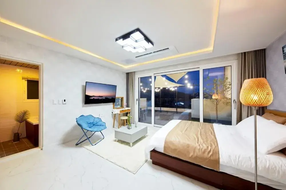 Bed in Geoje Harakeke Pension Bed in Geoje Harakeke Pension