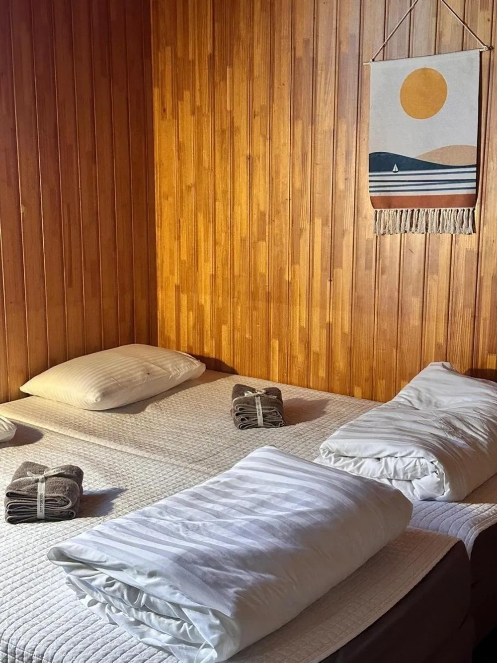 Bed in Jeju Songdangsongdang Pension and Resort