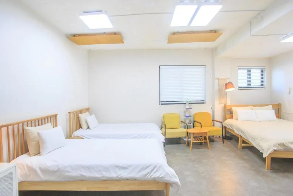 Bed in Jeju Goyo Walk