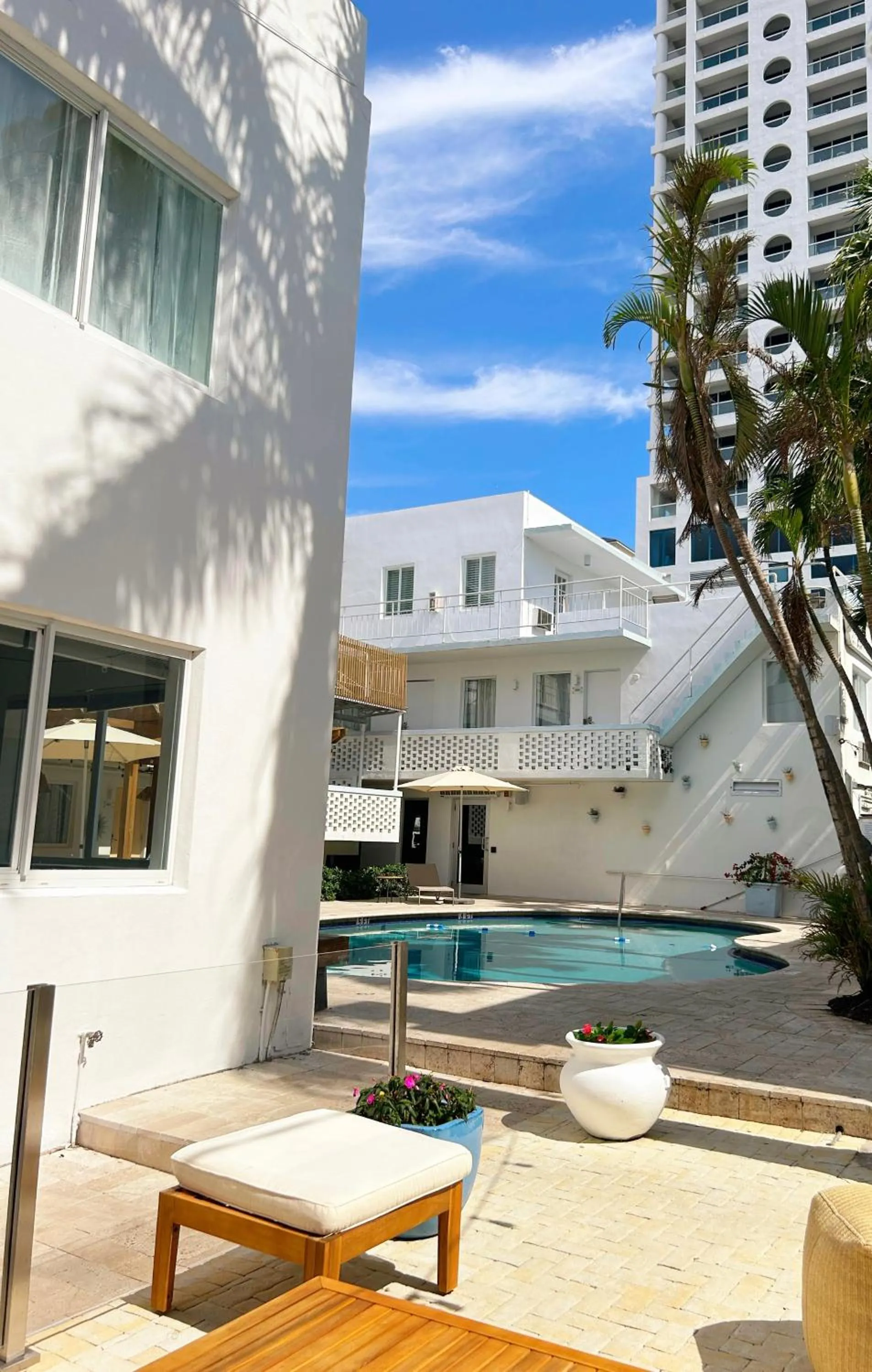 Property building in North Beach Hotel