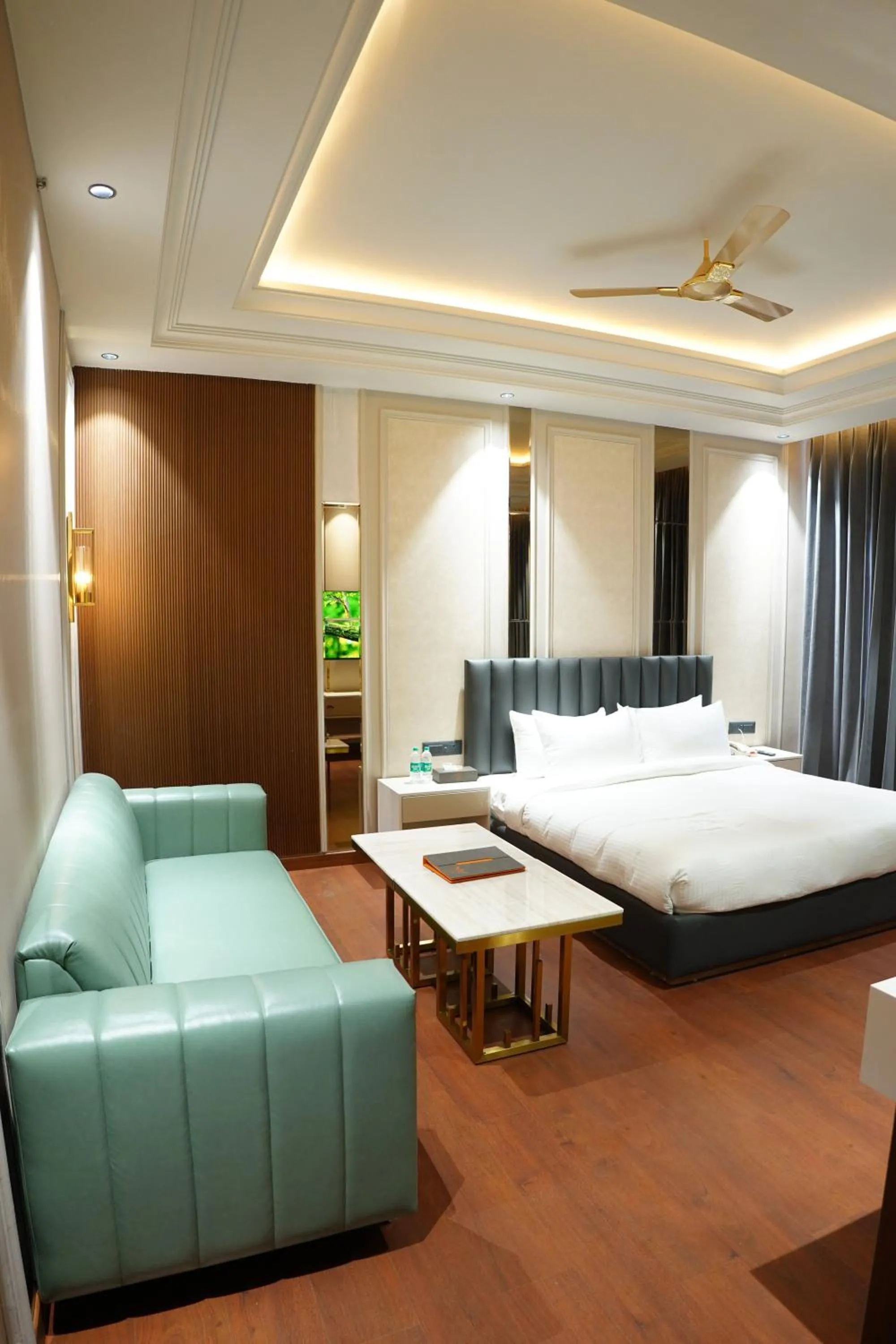 Bed in The Royal Velvet Hotel & Resort