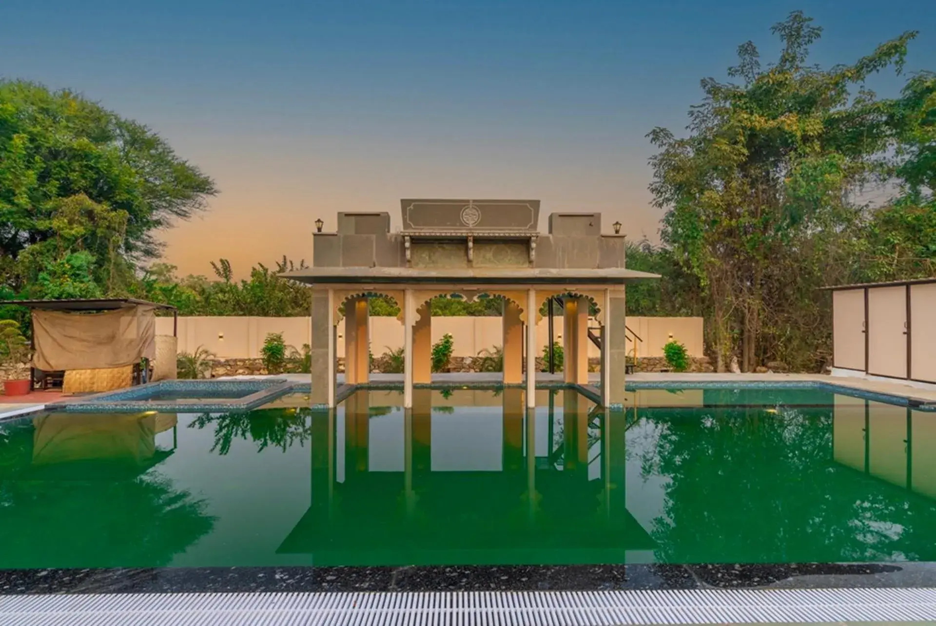 Swimming pool in Indulge Udaipur by Pack Swimming pool in Indulge Udaipur by Pack