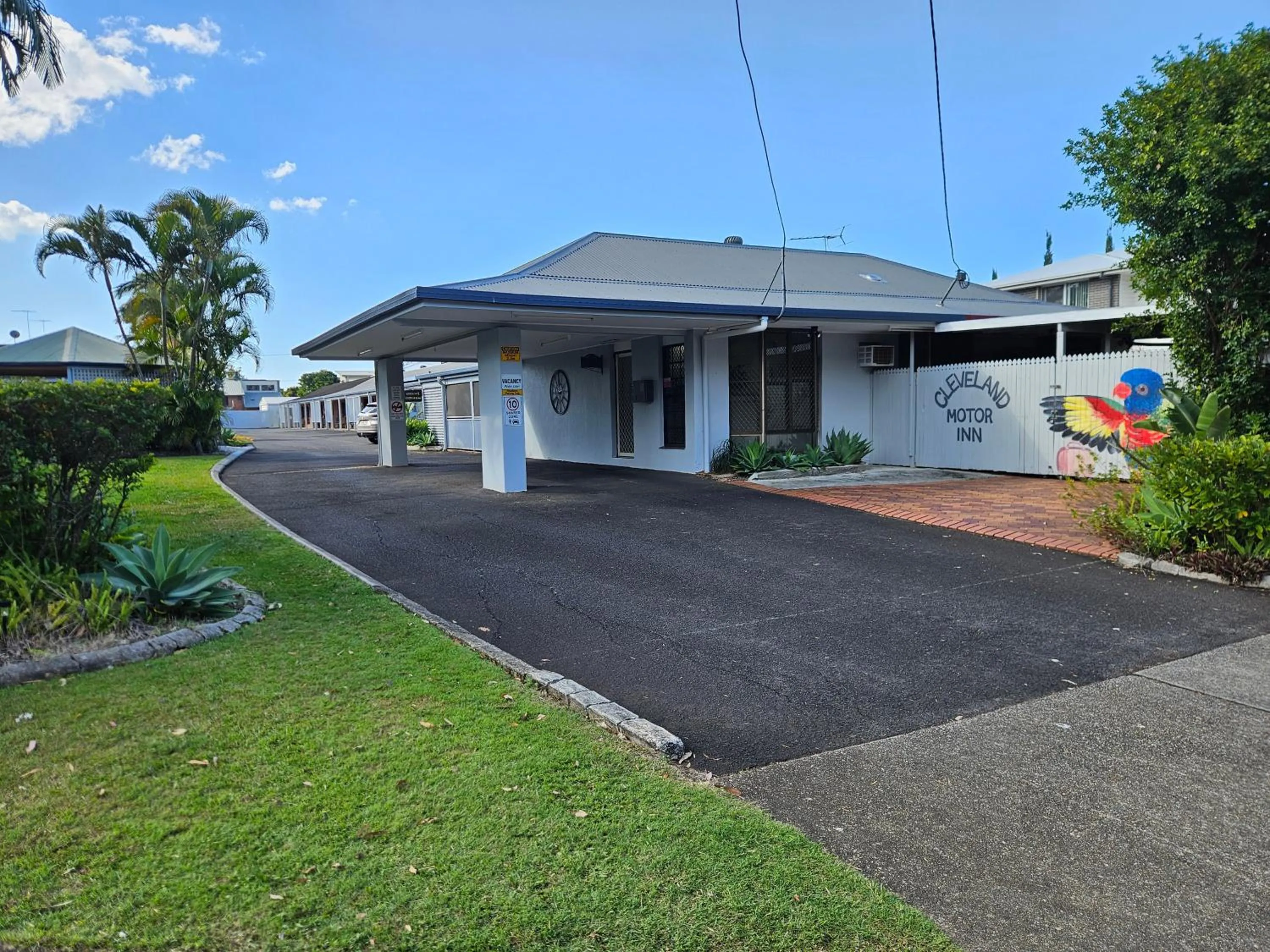 Property building in Cleveland Motor Inn