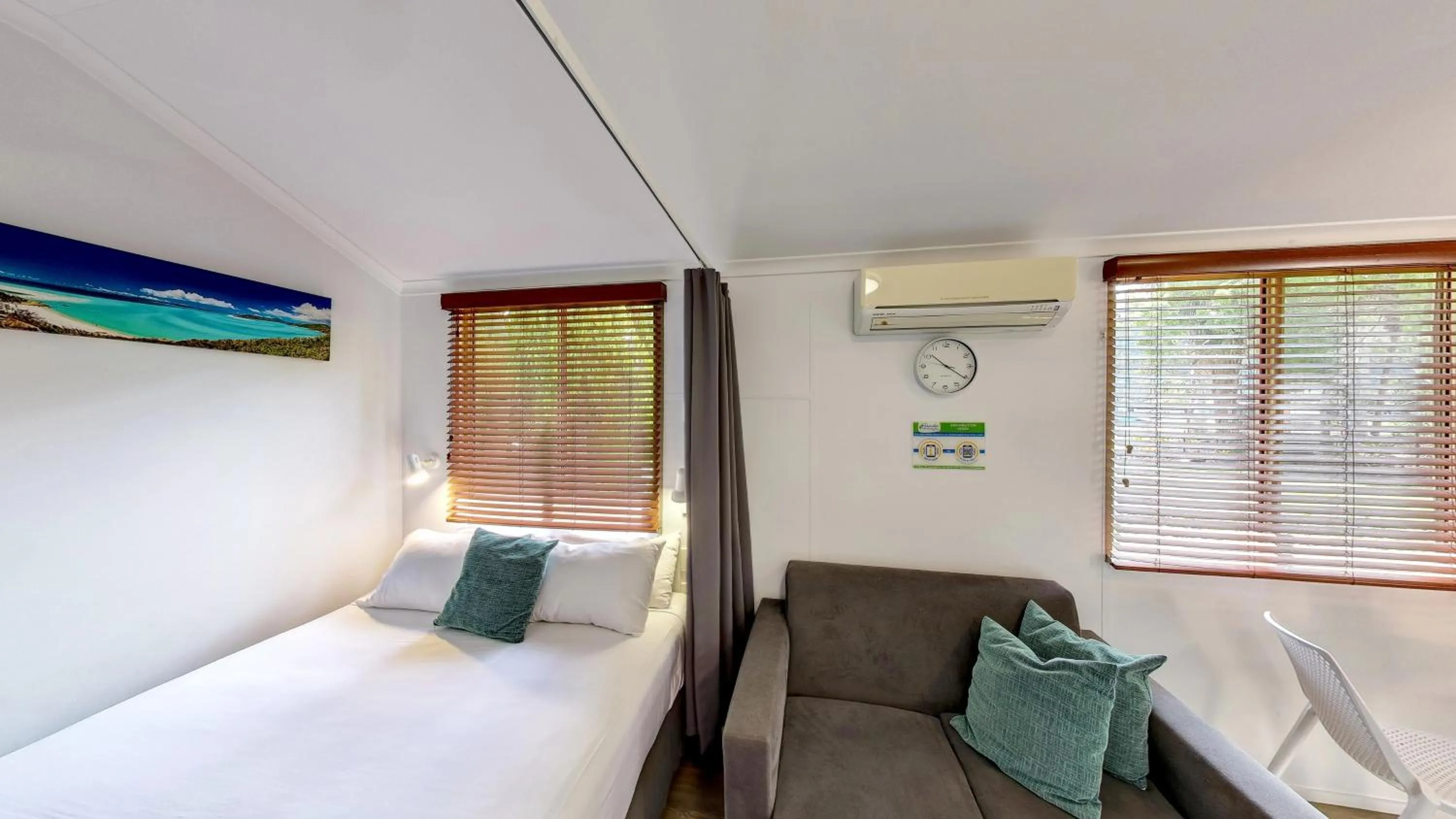 Bed in BIG4 Adventure Whitsunday Resort