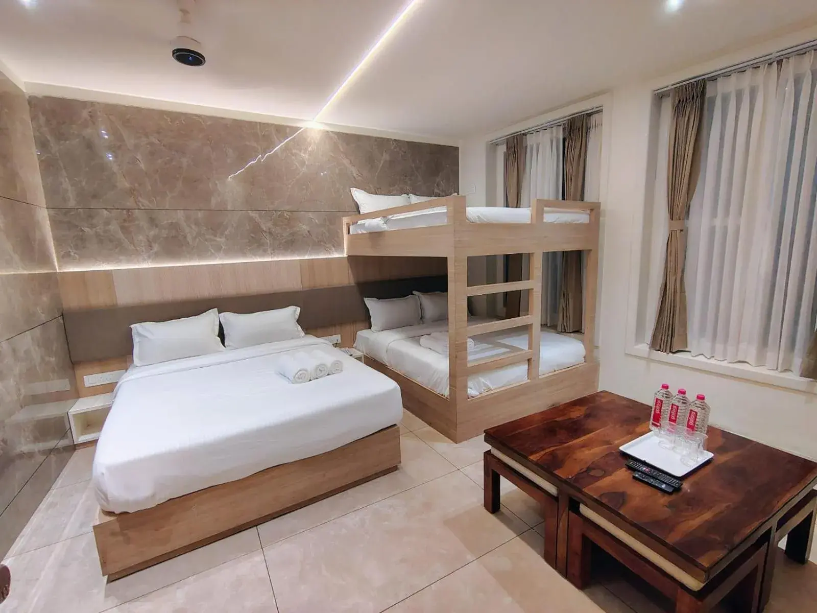 Bed in Hotel Shriram Cottage Bed in Hotel Shriram Cottage