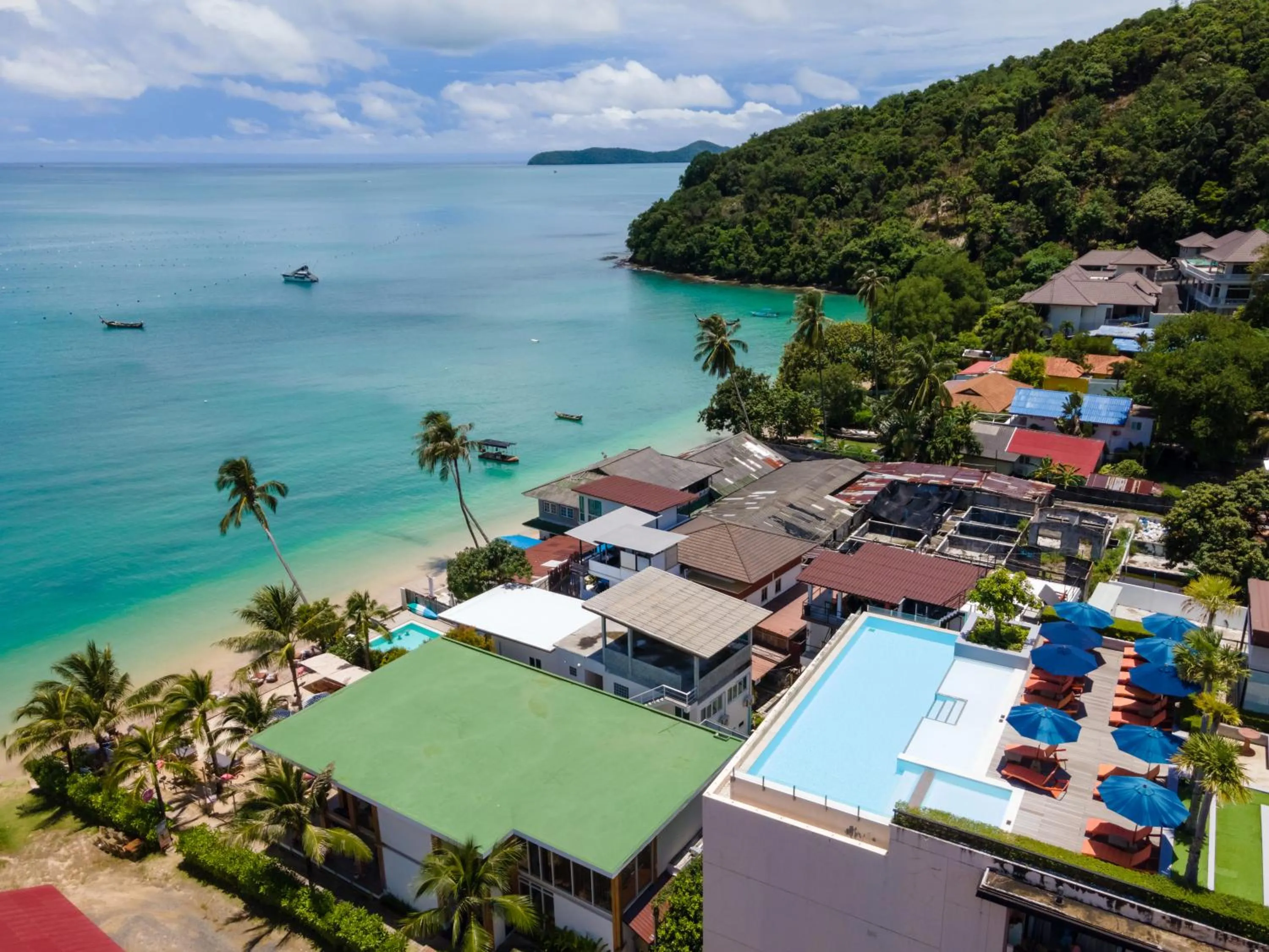 Bird's eye view in Bandara Beach Resort, Phuket