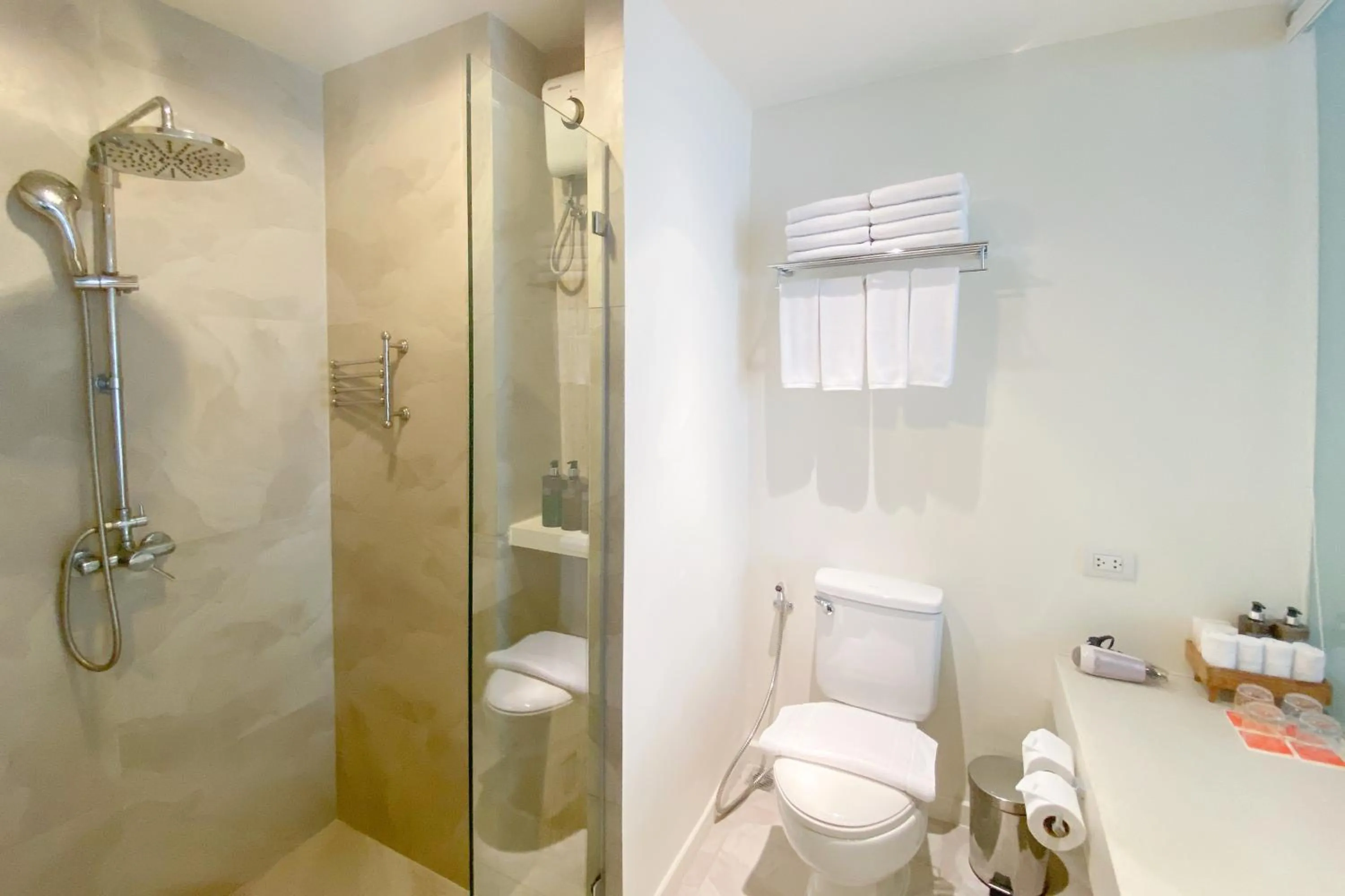 Shower in Bandara Beach Resort, Phuket