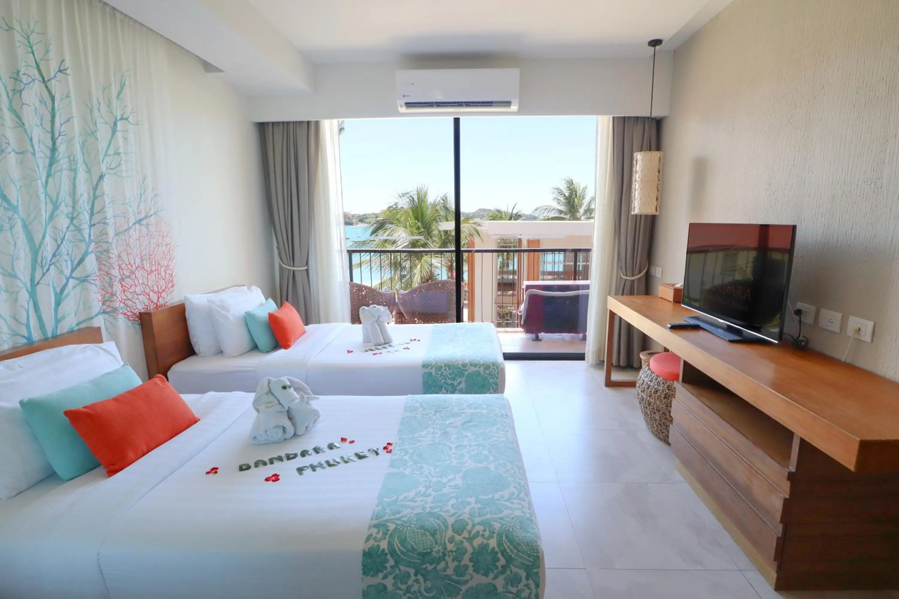 Bed in Bandara Beach Resort, Phuket