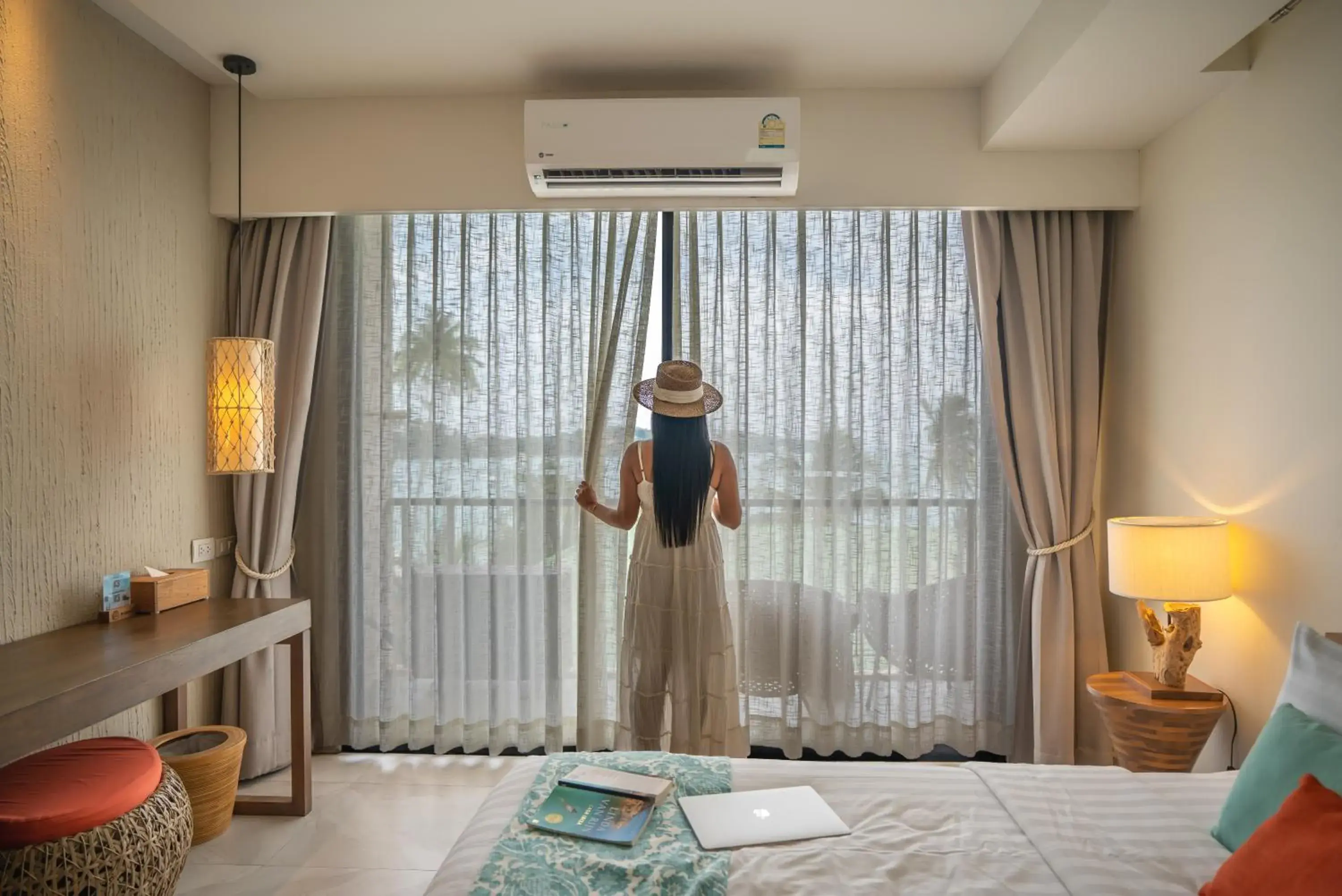 People, Bed in Bandara Beach Resort, Phuket People, Bed in Bandara Beach Resort, Phuket