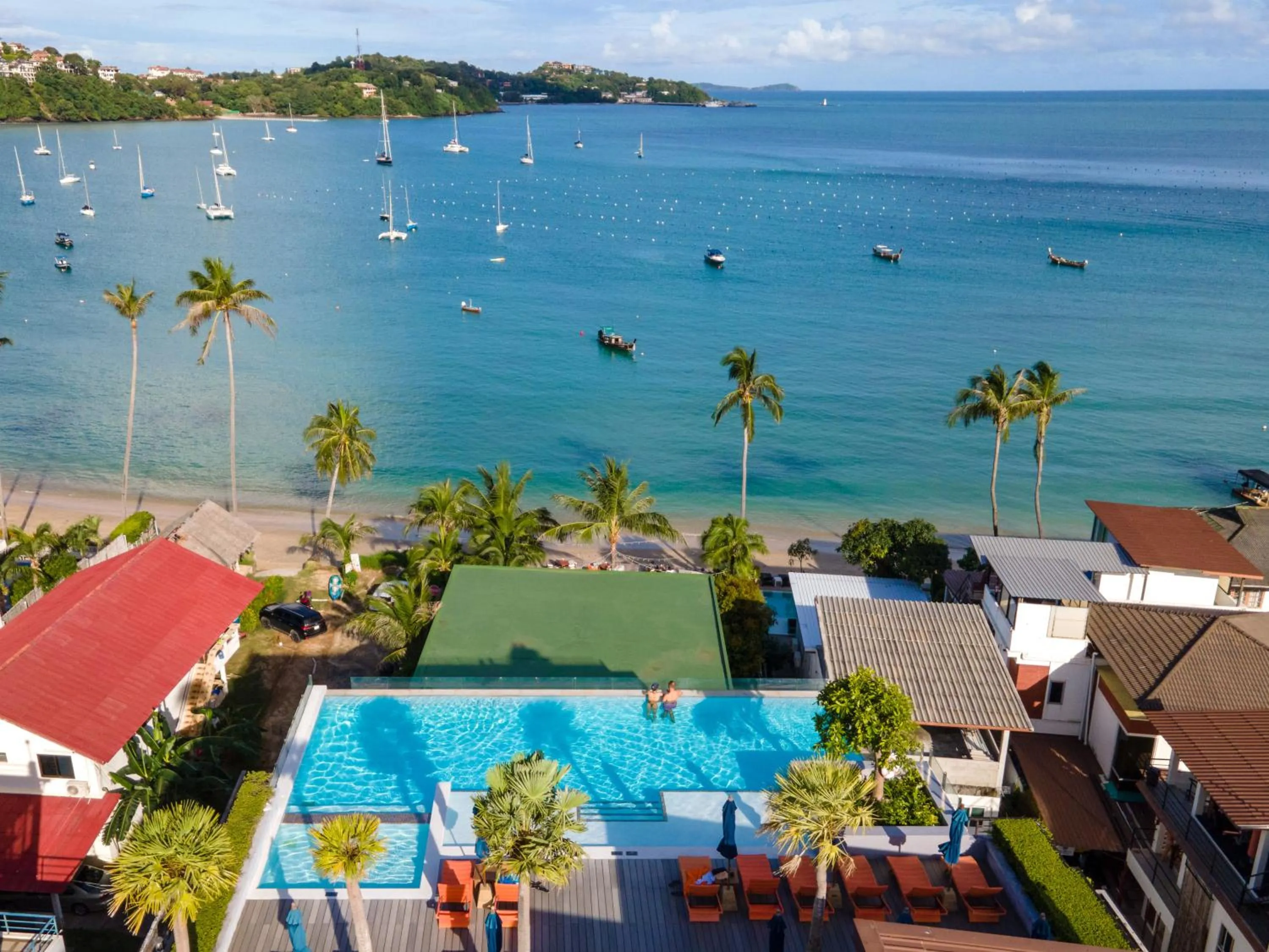 Bird's eye view in Bandara Beach Resort, Phuket